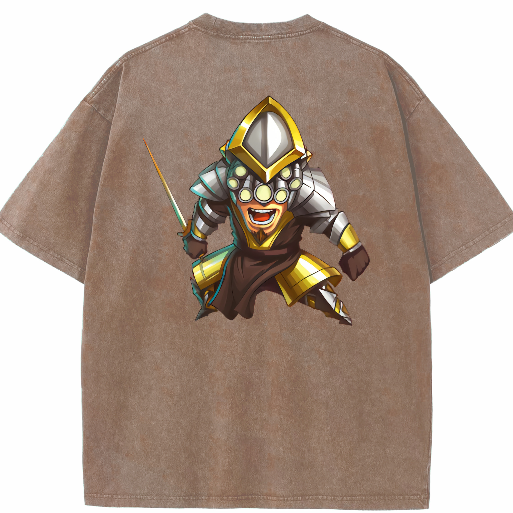 リーグ・オブ・レジェンド League of Legends LOL 綿100% ヴィンテージ風 半袖Tシャツ（背面プリント）