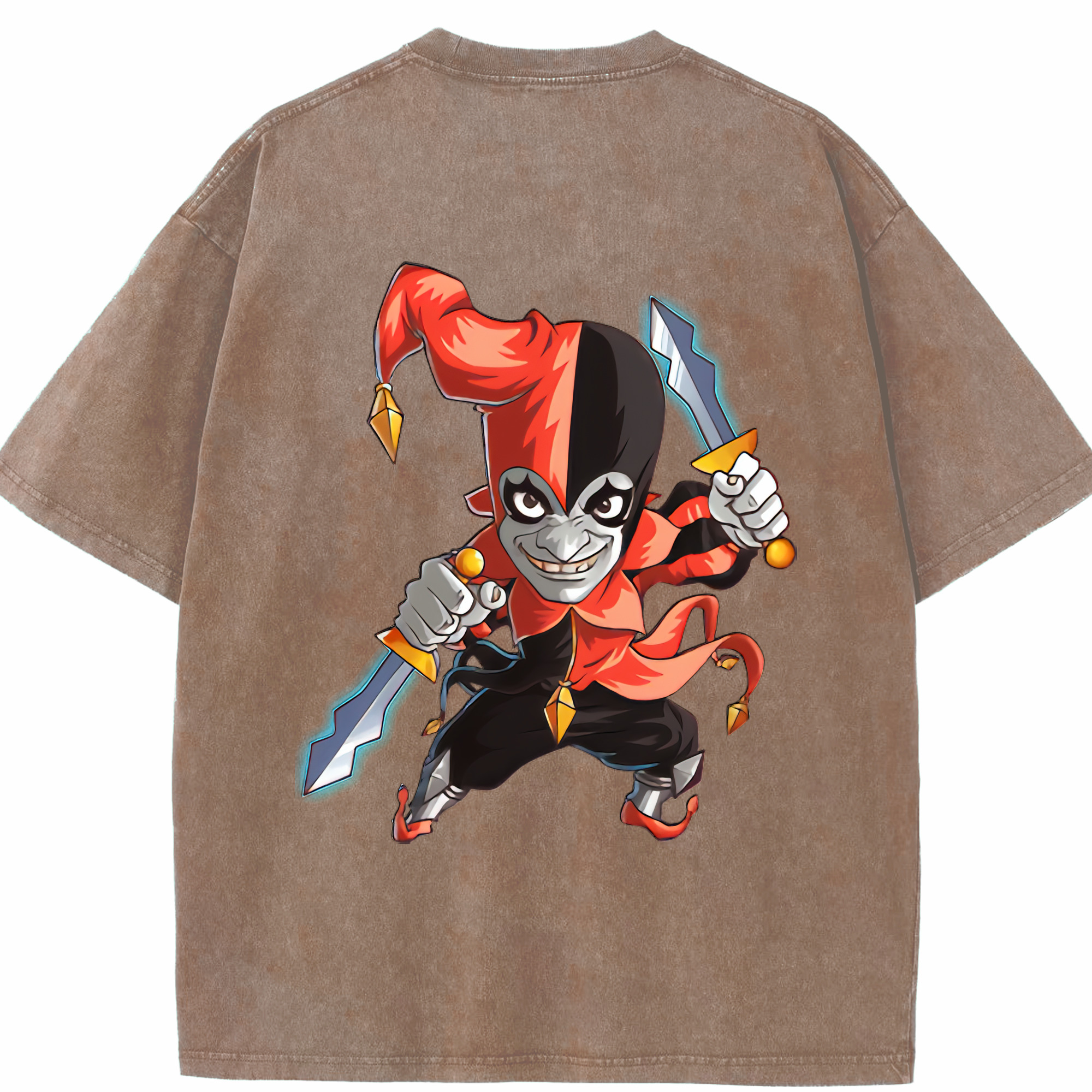 リーグ・オブ・レジェンド League of Legends LOL 綿100% ヴィンテージ風 半袖Tシャツ（背面プリント）