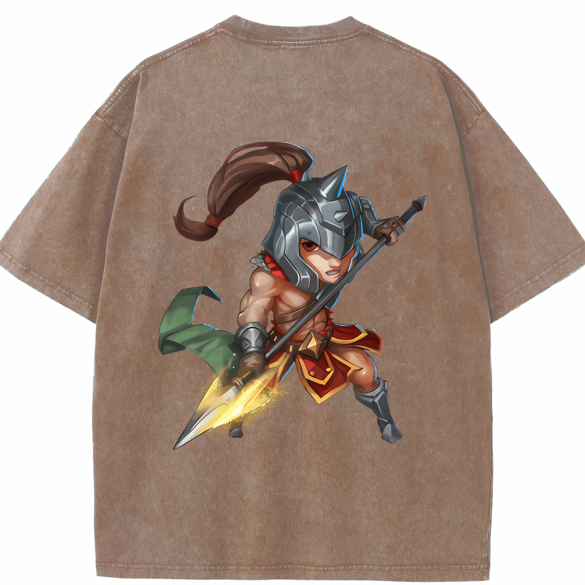 リーグ・オブ・レジェンド League of Legends LOL 綿100% ヴィンテージ風 半袖Tシャツ（背面プリント）