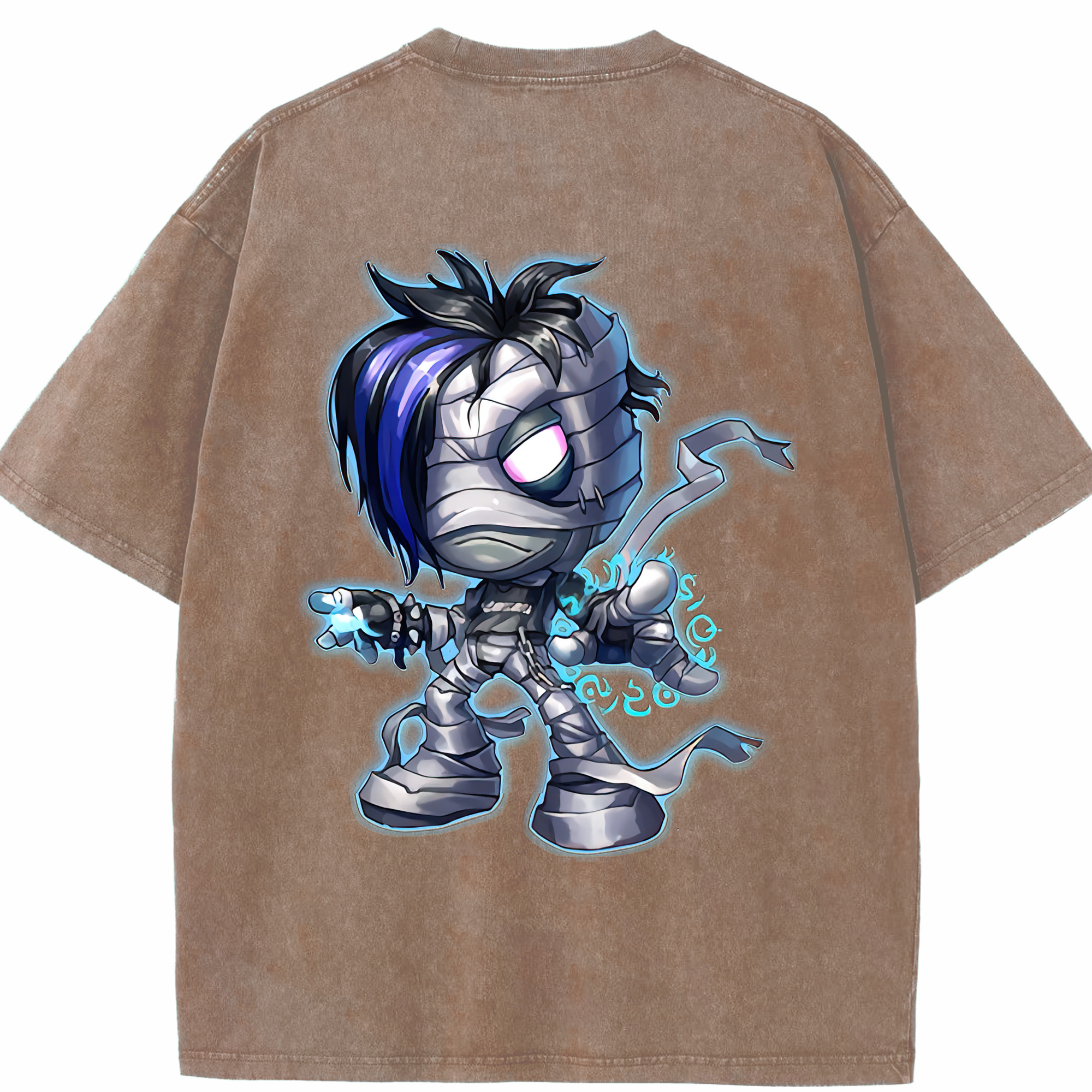 リーグ・オブ・レジェンド League of Legends LOL 綿100% ヴィンテージ風 半袖Tシャツ（背面プリント）