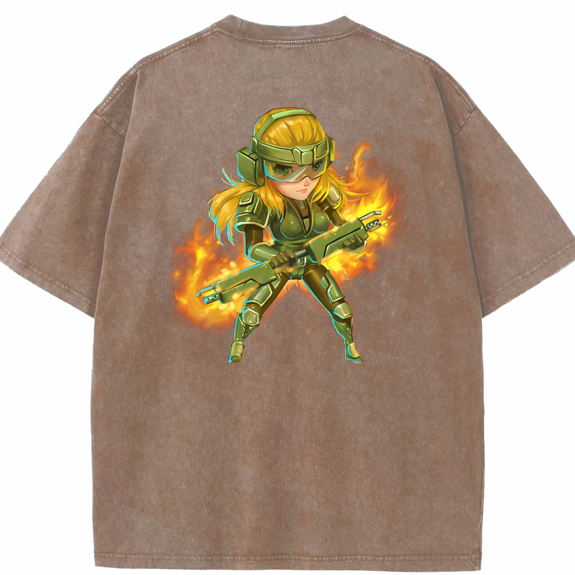 リーグ・オブ・レジェンド League of Legends LOL 綿100% ヴィンテージ風 半袖Tシャツ（背面プリント）