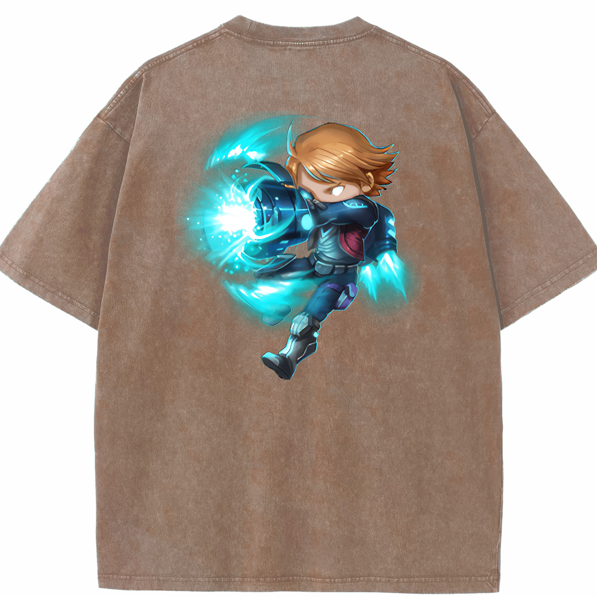 リーグ・オブ・レジェンド League of Legends LOL 綿100% ヴィンテージ風 半袖Tシャツ（背面プリント）