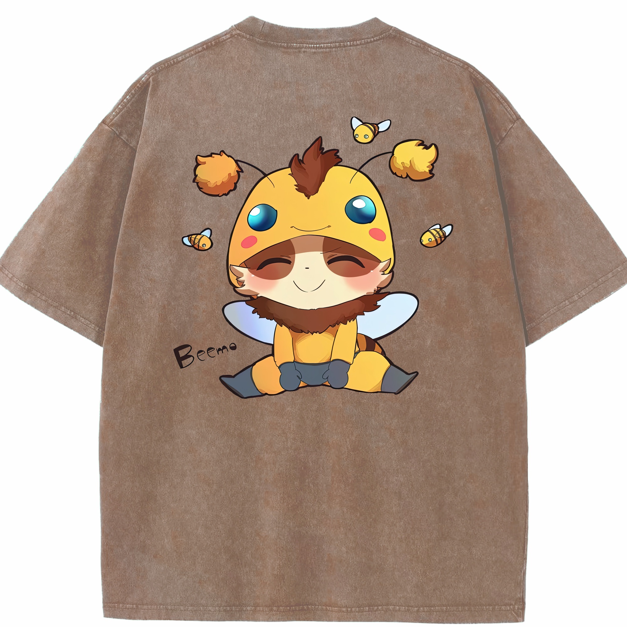 リーグ・オブ・レジェンド League of Legends LOL 綿100% ヴィンテージ風 半袖Tシャツ（背面プリント）