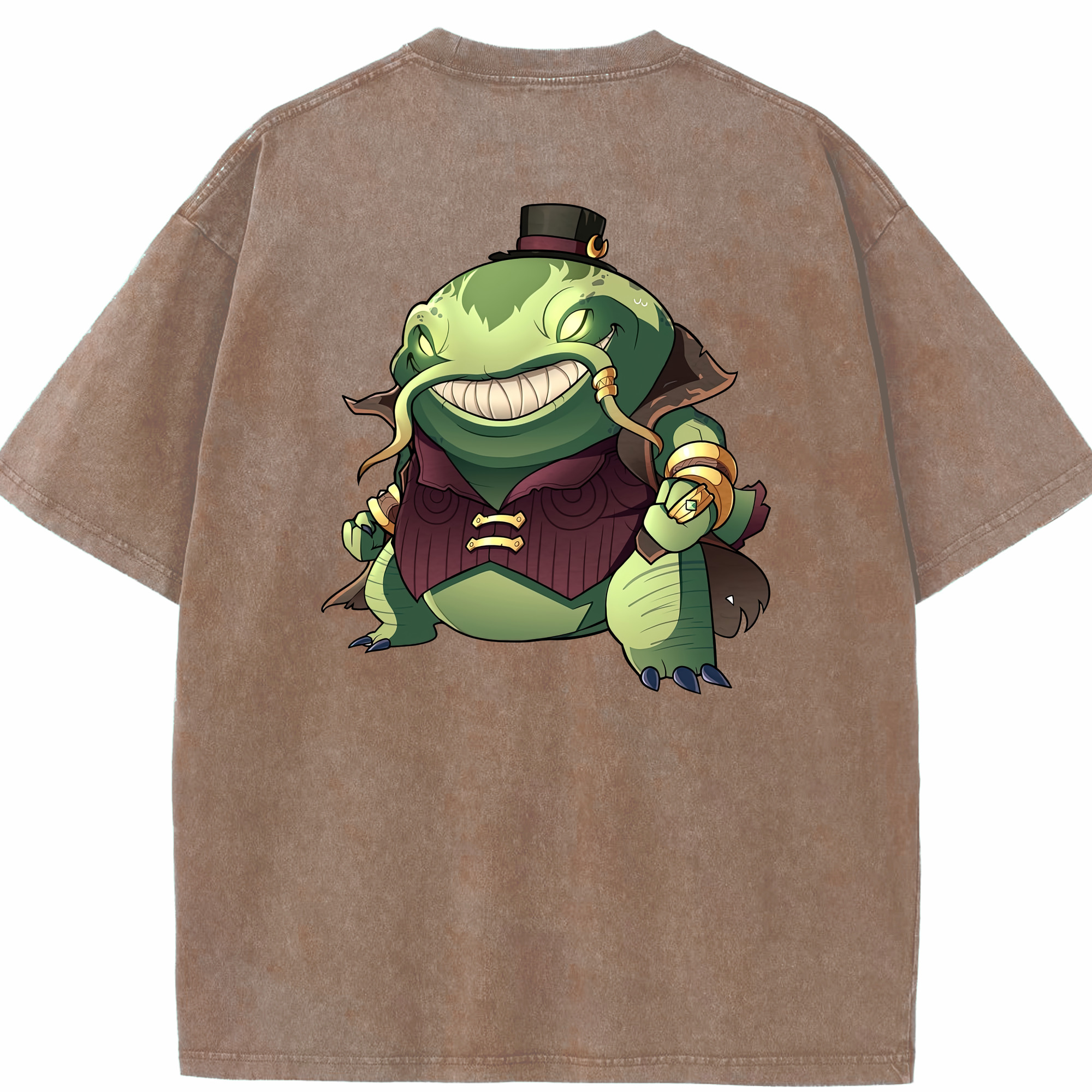 リーグ・オブ・レジェンド League of Legends LOL 綿100% ヴィンテージ風 半袖Tシャツ（背面プリント）