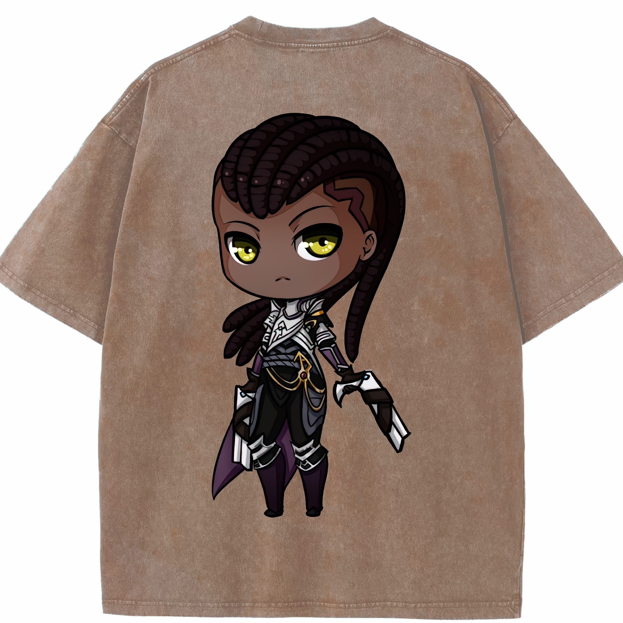 リーグ・オブ・レジェンド League of Legends LOL 綿100% ヴィンテージ風 半袖Tシャツ（背面プリント）