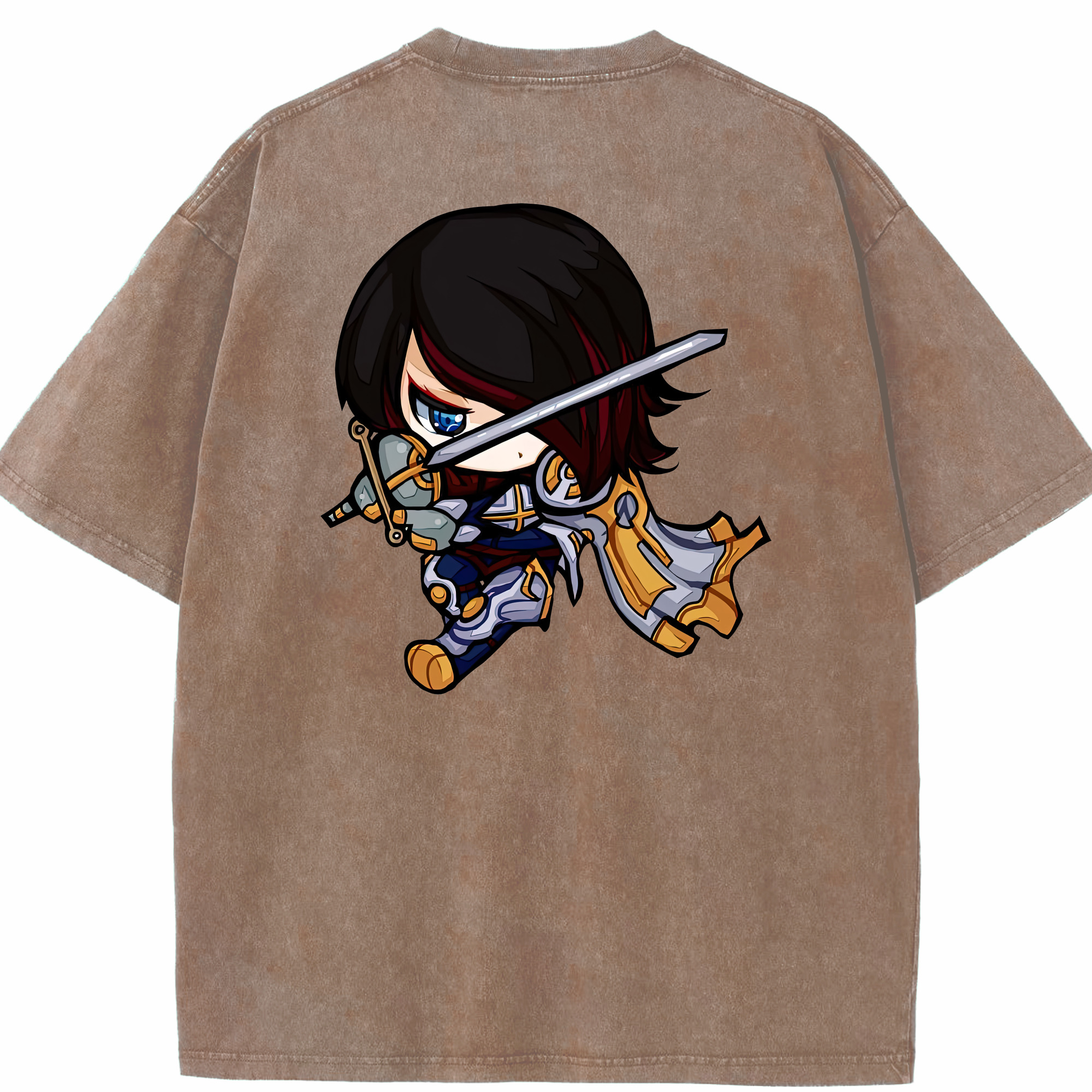 リーグ・オブ・レジェンド League of Legends LOL 綿100% ヴィンテージ風 半袖Tシャツ（背面プリント）