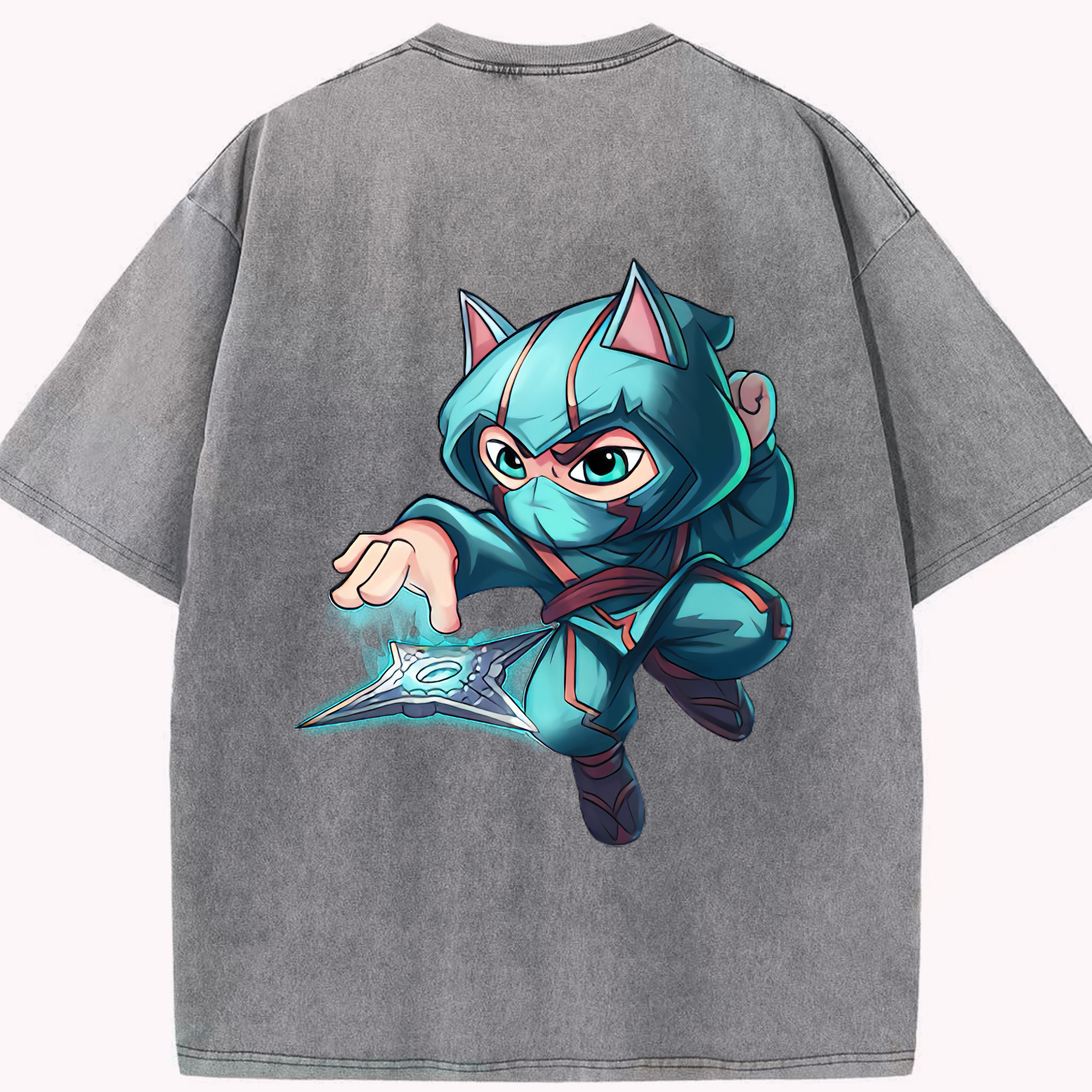 リーグ・オブ・レジェンド League of Legends LOL 綿100% ヴィンテージ風 半袖Tシャツ（背面プリント）