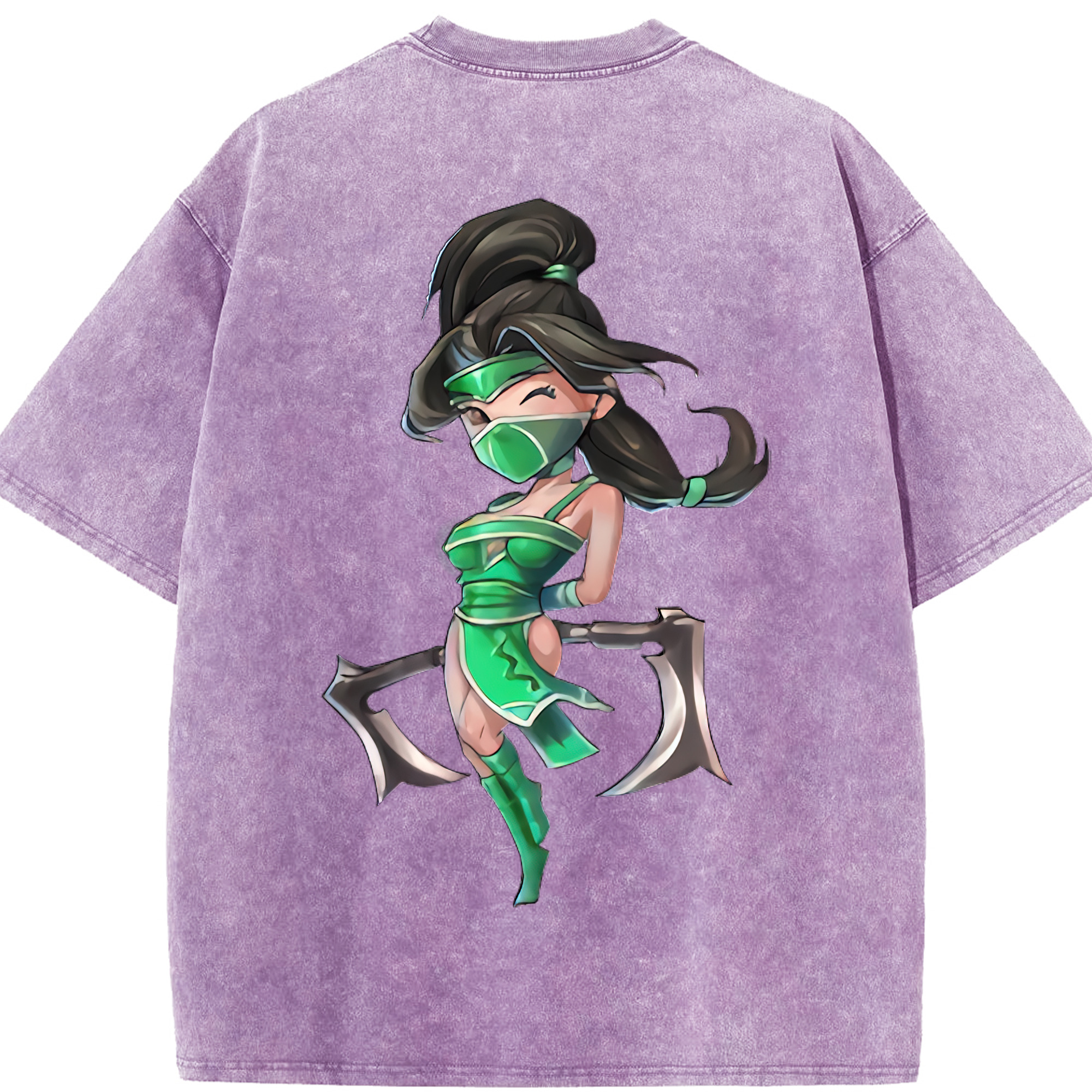 リーグ・オブ・レジェンド League of Legends LOL 綿100% ヴィンテージ風 半袖Tシャツ（背面プリント）