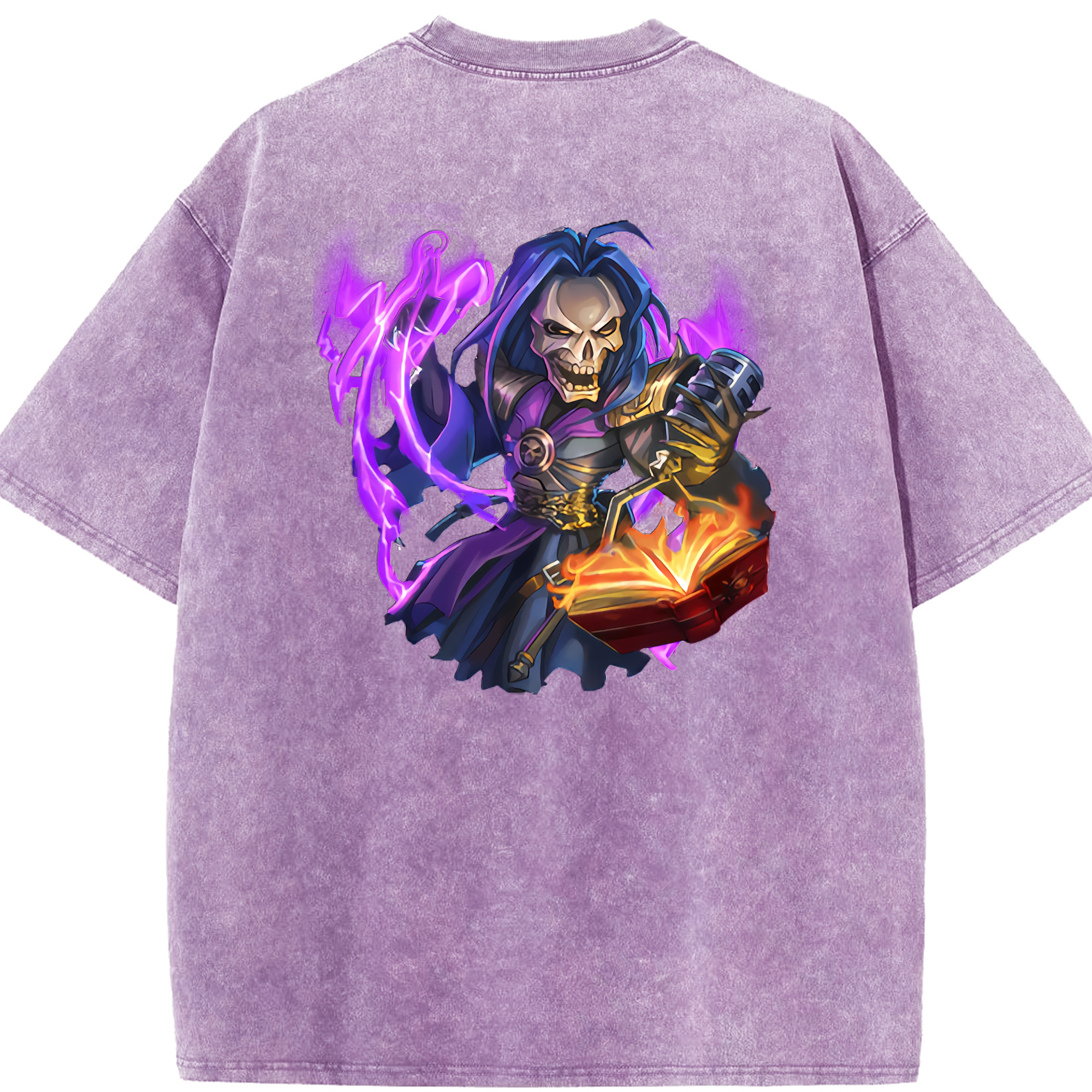 リーグ・オブ・レジェンド League of Legends LOL 綿100% ヴィンテージ風 半袖Tシャツ（背面プリント）
