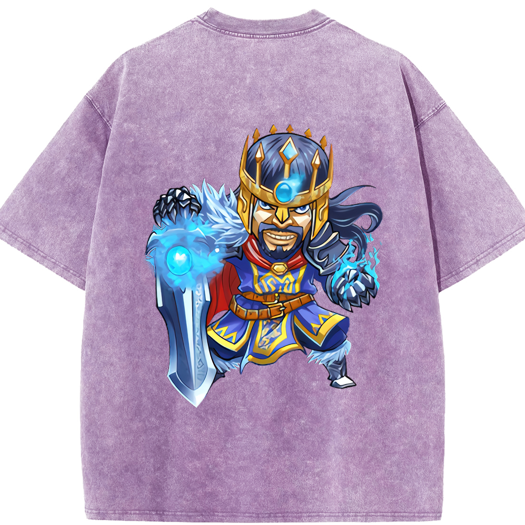 リーグ・オブ・レジェンド League of Legends LOL 綿100% ヴィンテージ風 半袖Tシャツ（背面プリント）