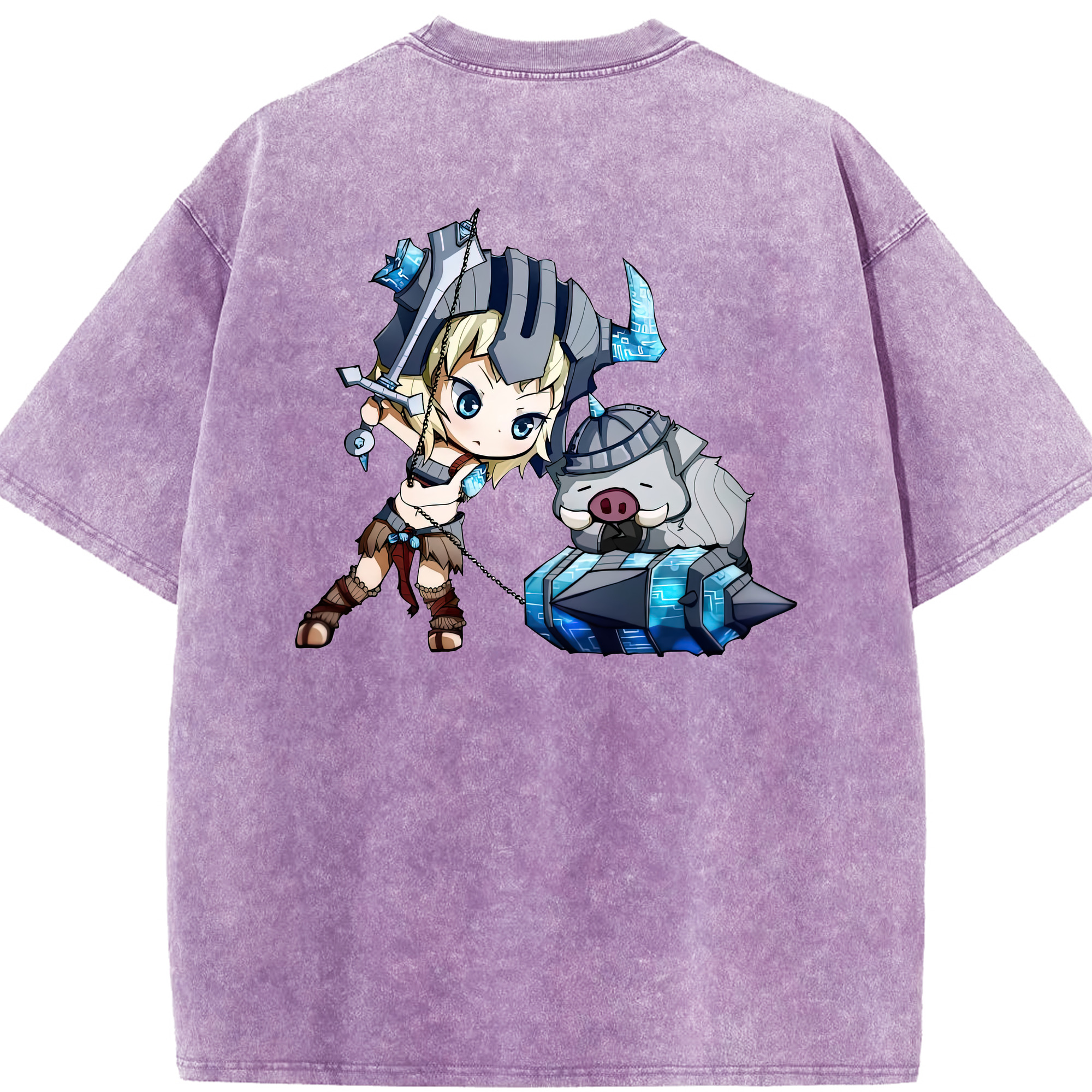 リーグ・オブ・レジェンド League of Legends LOL 綿100% ヴィンテージ風 半袖Tシャツ（背面プリント）