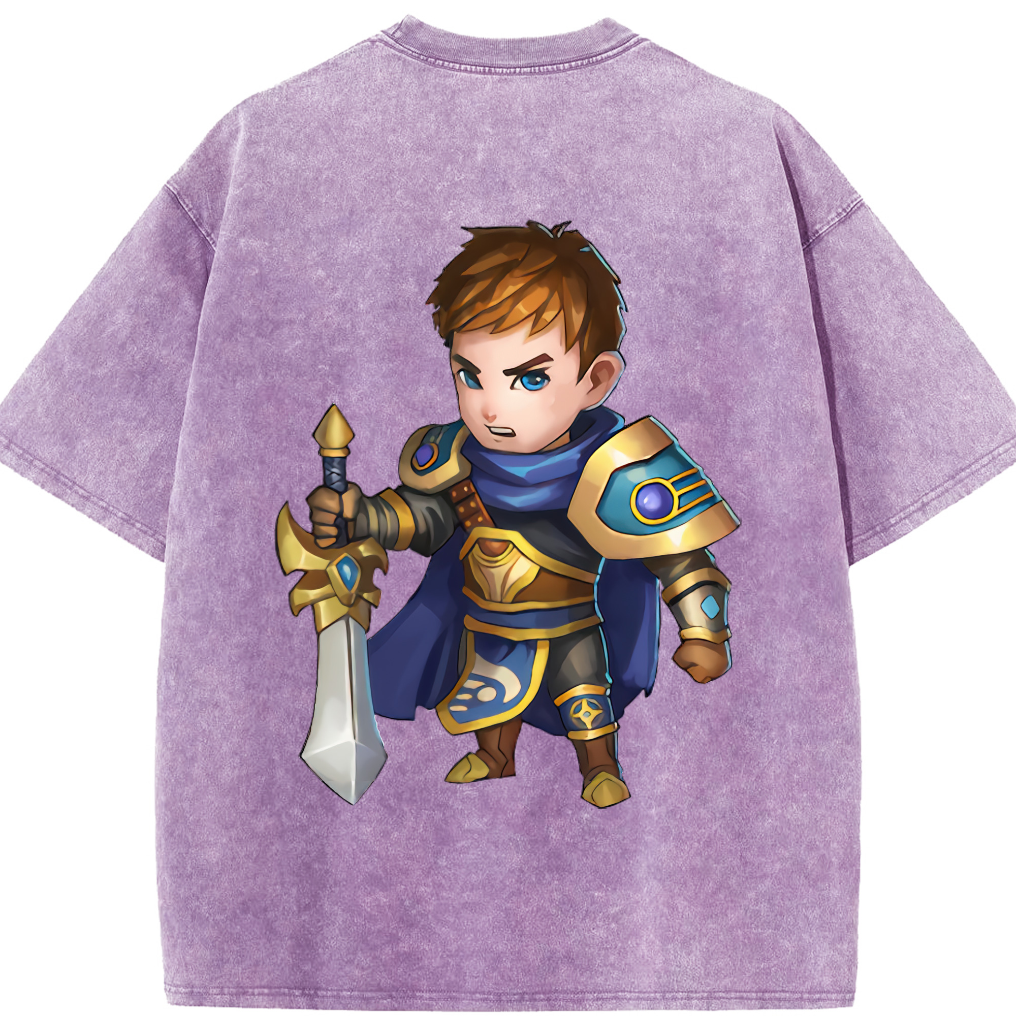 リーグ・オブ・レジェンド League of Legends LOL 綿100% ヴィンテージ風 半袖Tシャツ（背面プリント）