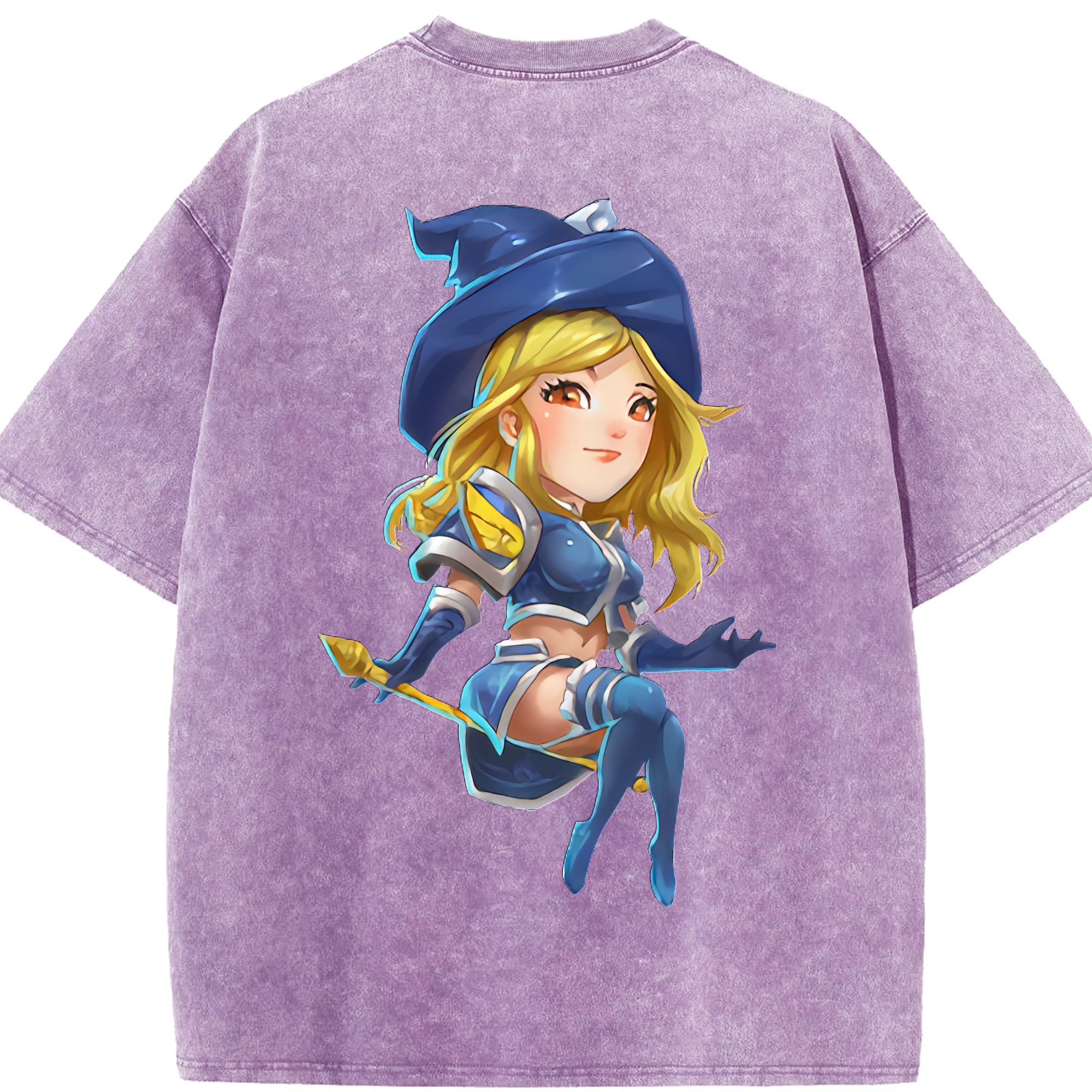 リーグ・オブ・レジェンド League of Legends LOL 綿100% ヴィンテージ風 半袖Tシャツ（背面プリント）