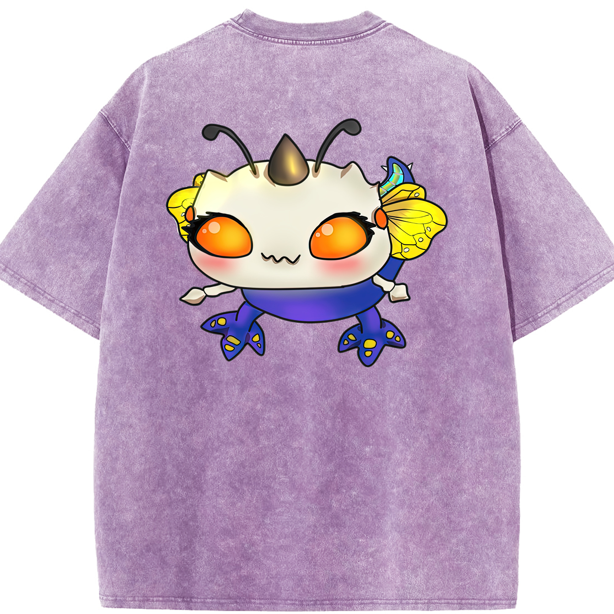 リーグ・オブ・レジェンド League of Legends LOL 綿100% ヴィンテージ風 半袖Tシャツ（背面プリント）