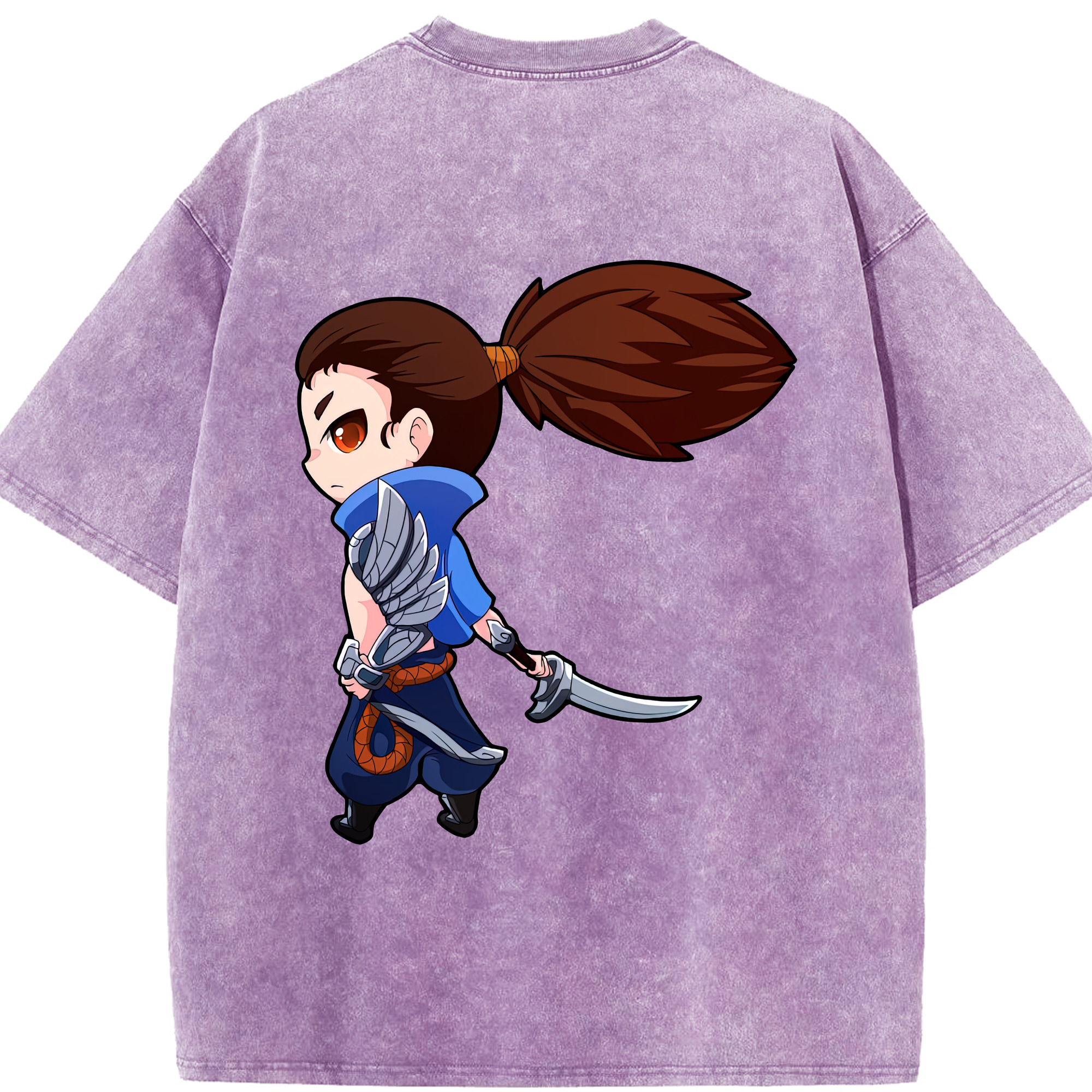 リーグ・オブ・レジェンド League of Legends LOL 綿100% ヴィンテージ風 半袖Tシャツ（背面プリント）