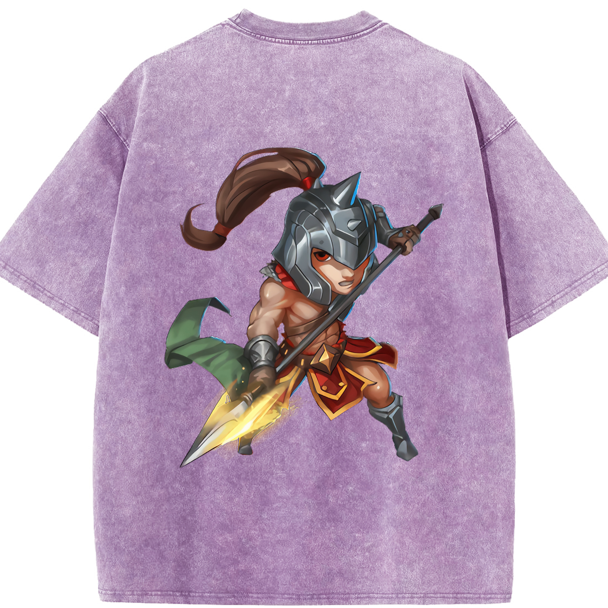 リーグ・オブ・レジェンド League of Legends LOL 綿100% ヴィンテージ風 半袖Tシャツ（背面プリント）