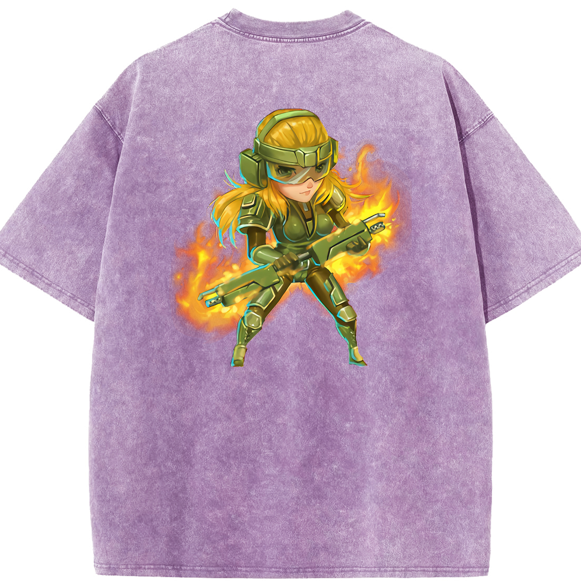 リーグ・オブ・レジェンド League of Legends LOL 綿100% ヴィンテージ風 半袖Tシャツ（背面プリント）