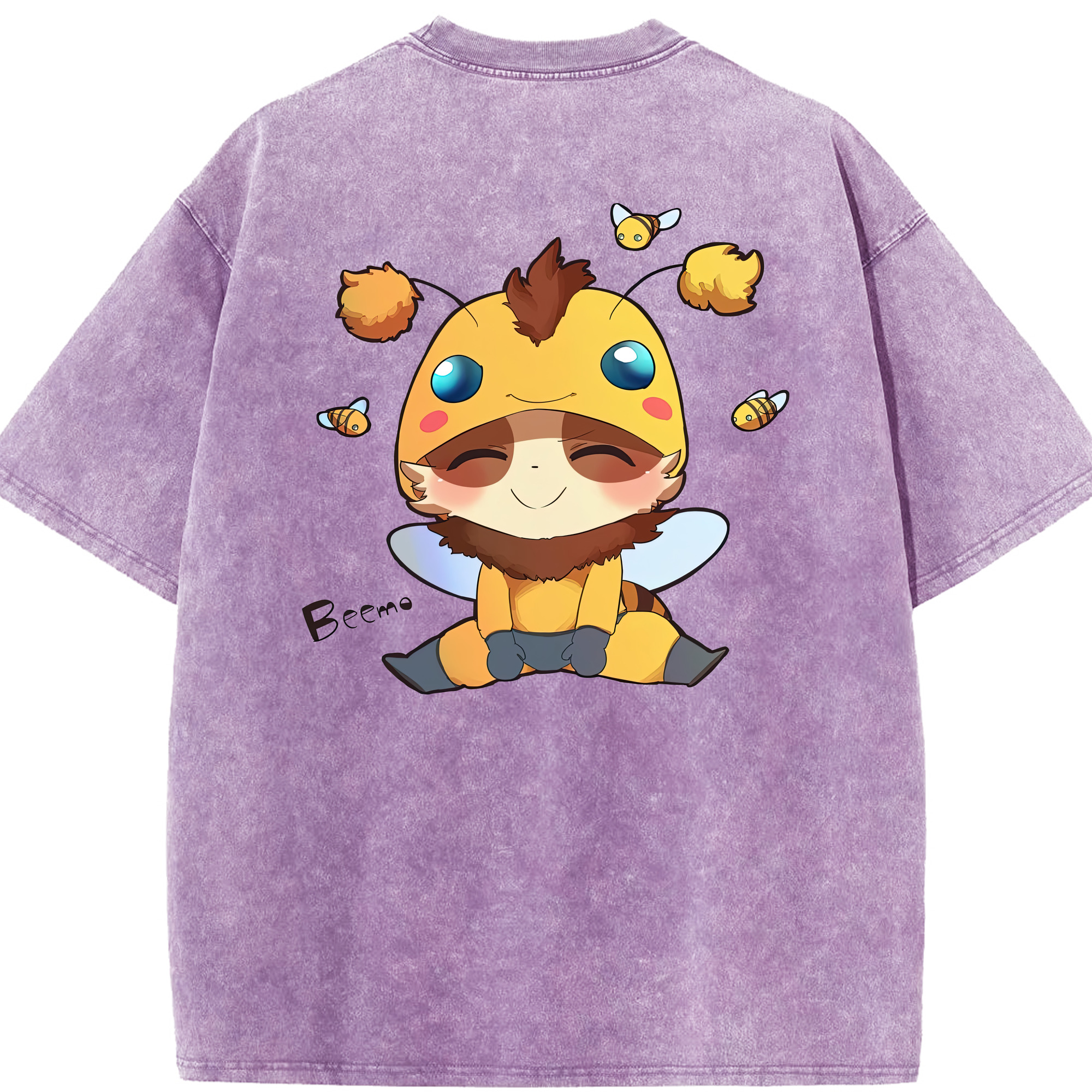 リーグ・オブ・レジェンド League of Legends LOL 綿100% ヴィンテージ風 半袖Tシャツ（背面プリント）
