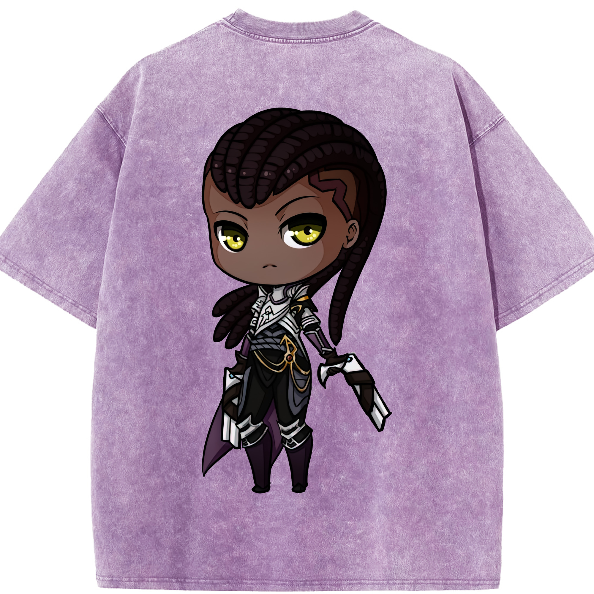 リーグ・オブ・レジェンド League of Legends LOL 綿100% ヴィンテージ風 半袖Tシャツ（背面プリント）