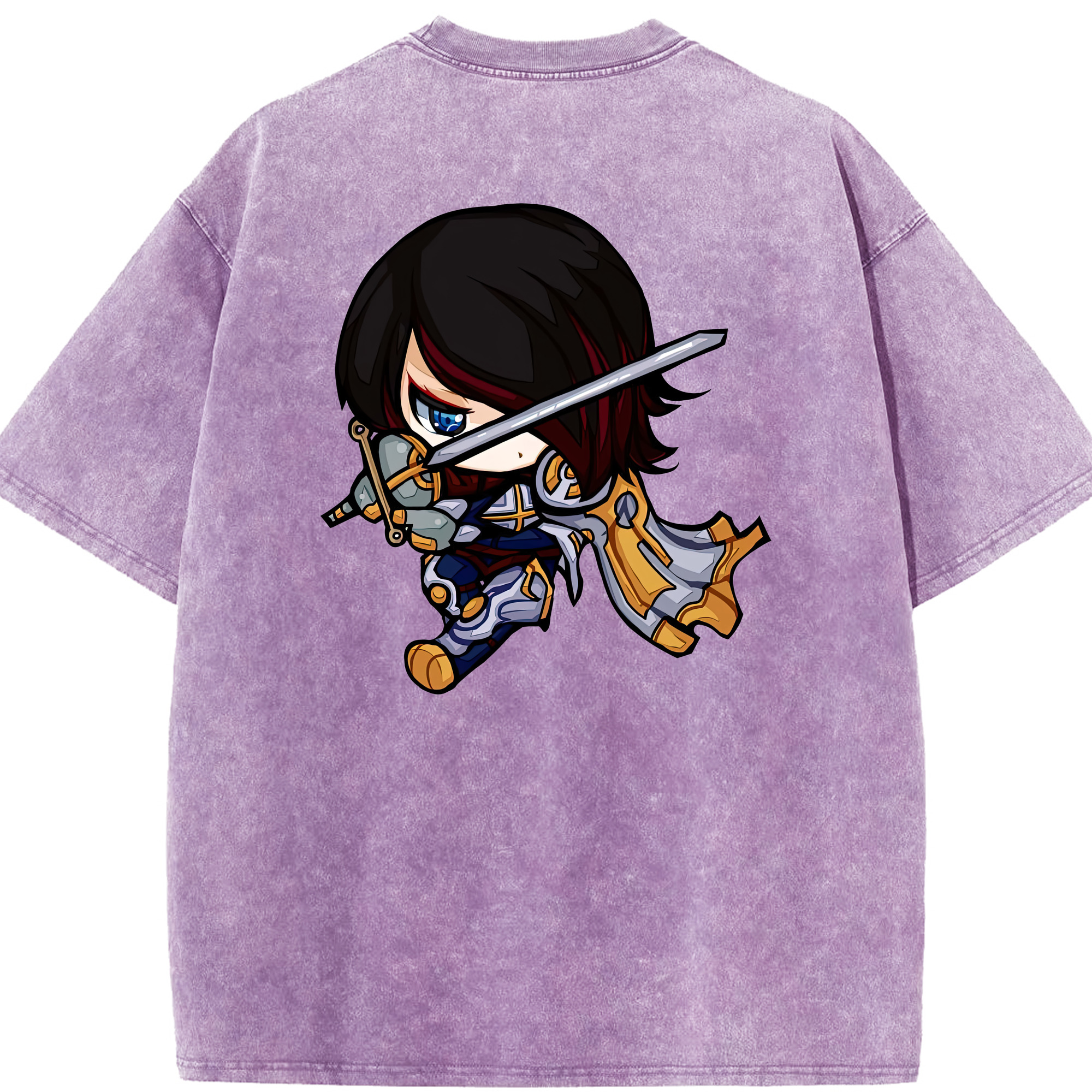 リーグ・オブ・レジェンド League of Legends LOL 綿100% ヴィンテージ風 半袖Tシャツ（背面プリント）
