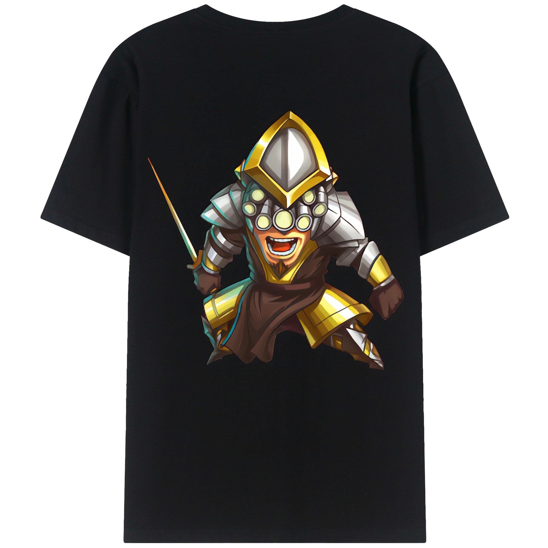 （画像用） リーグ・オブ・レジェンド League of Legends LOL 綿100％ メンズ半袖Tシャツ（バックプリント） 通気性