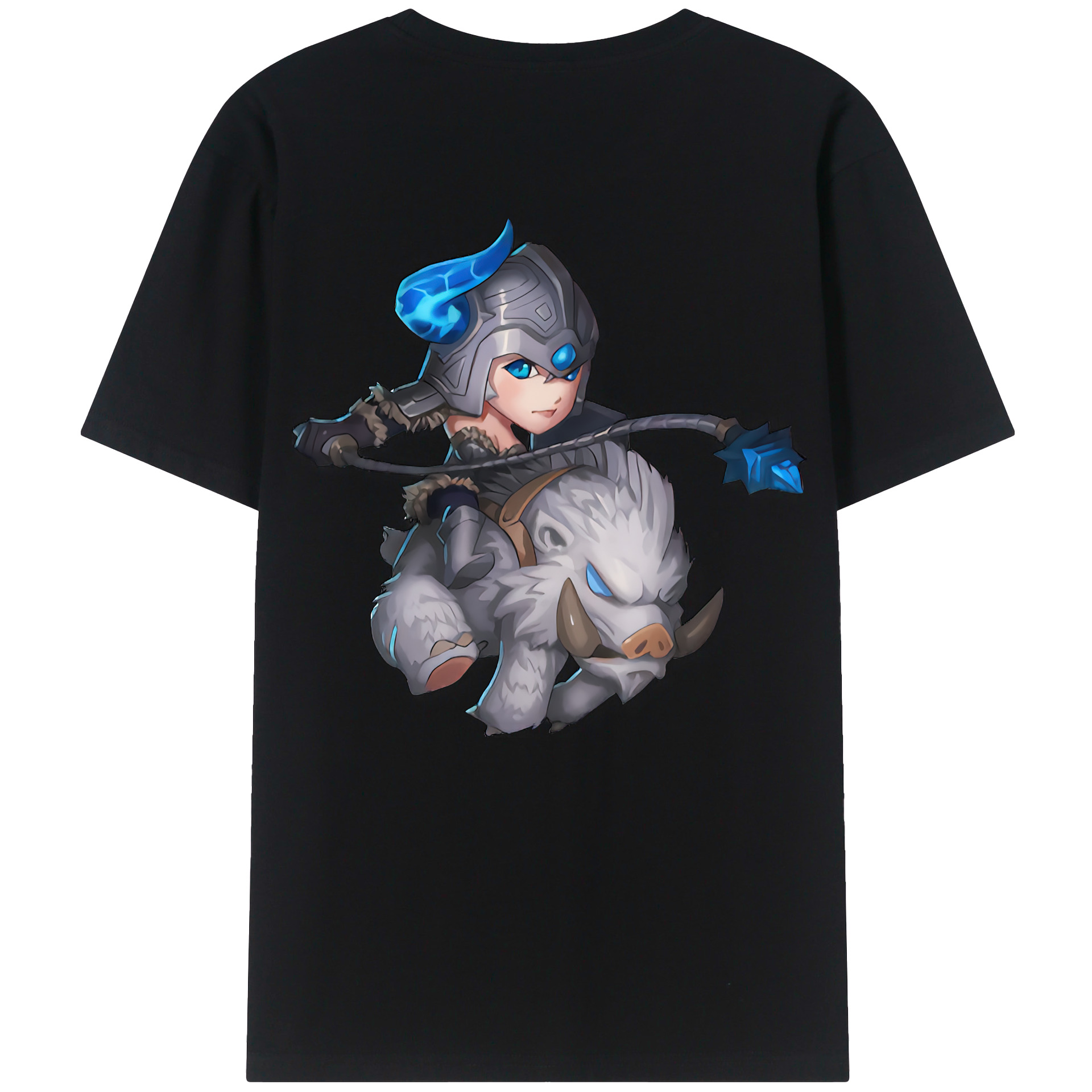 （画像用） リーグ・オブ・レジェンド League of Legends LOL 綿100％ メンズ半袖Tシャツ（バックプリント） 通気性