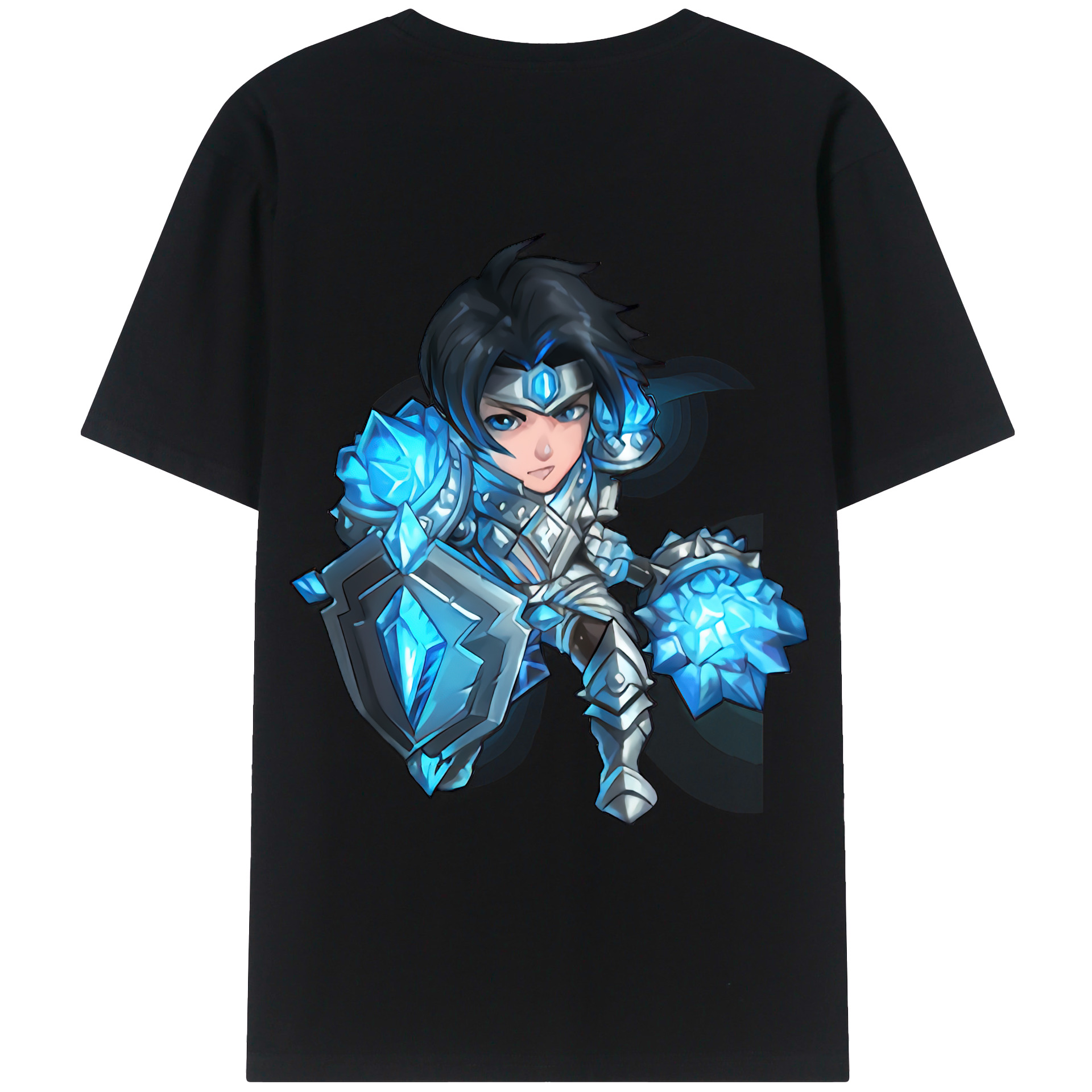 （画像用） リーグ・オブ・レジェンド League of Legends LOL 綿100％ メンズ半袖Tシャツ（バックプリント） 通気性