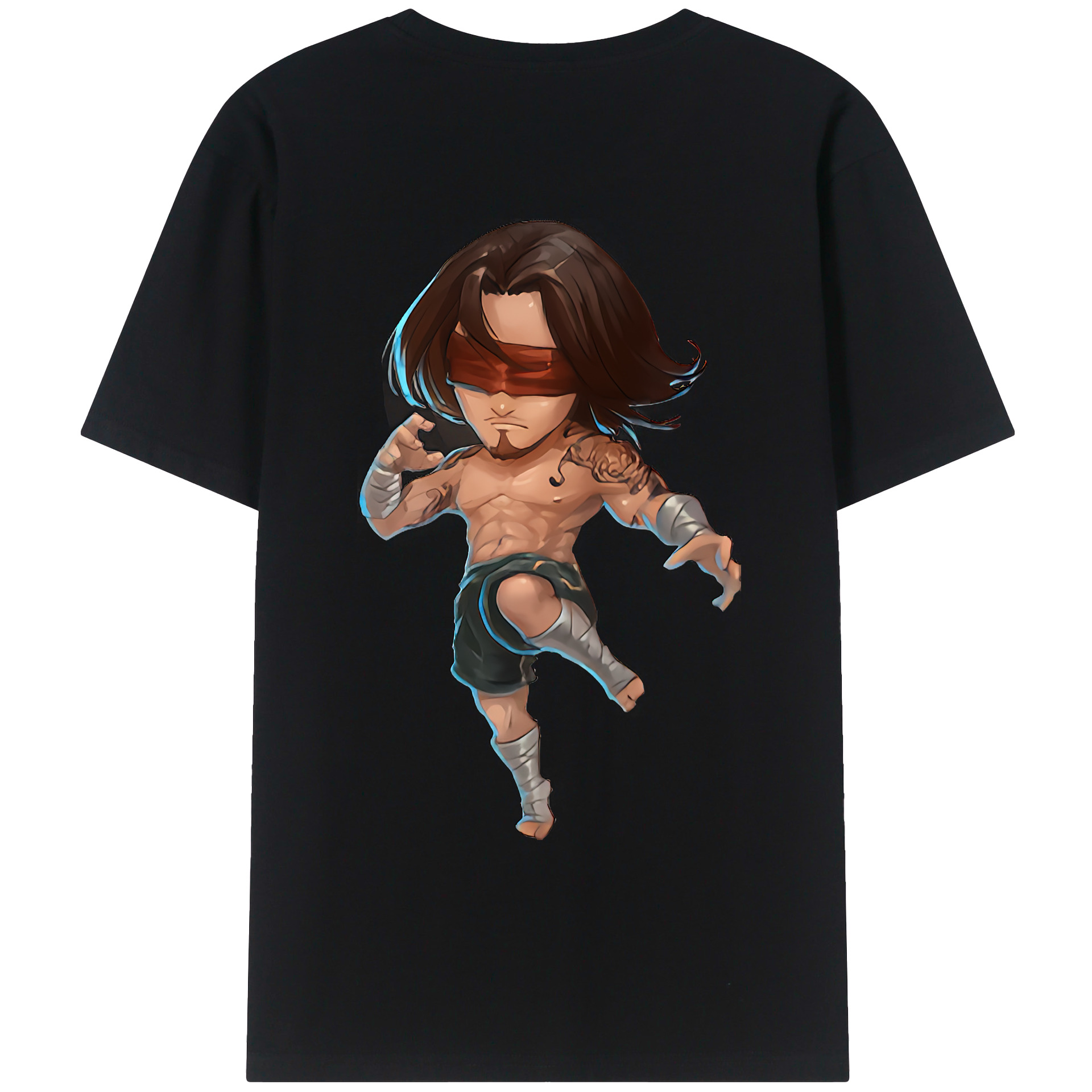 （画像用） リーグ・オブ・レジェンド League of Legends LOL 綿100％ メンズ半袖Tシャツ（バックプリント） 通気性