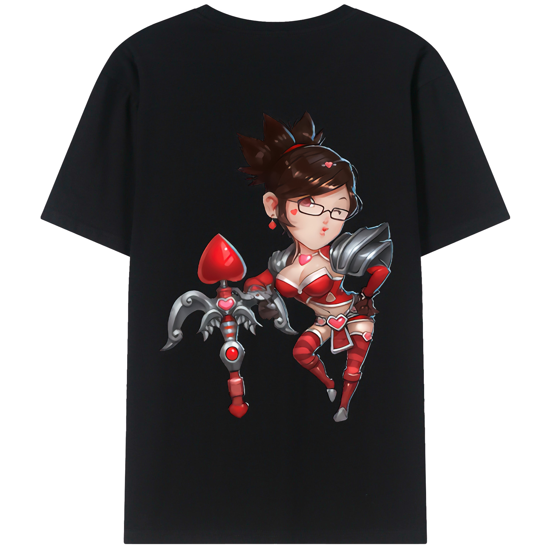 （画像用） リーグ・オブ・レジェンド League of Legends LOL 綿100％ メンズ半袖Tシャツ（バックプリント） 通気性