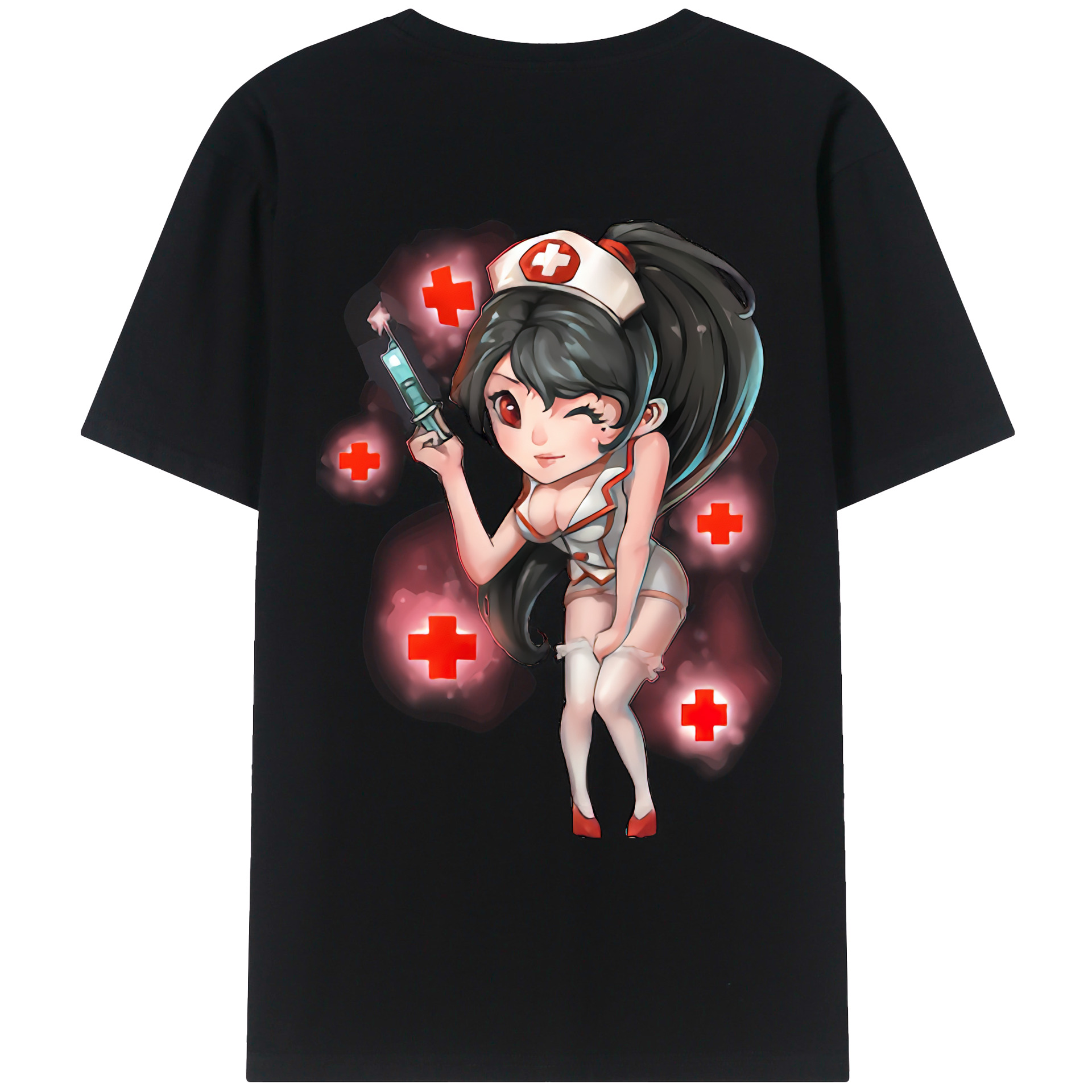 （画像用） リーグ・オブ・レジェンド League of Legends LOL 綿100％ メンズ半袖Tシャツ（バックプリント） 通気性