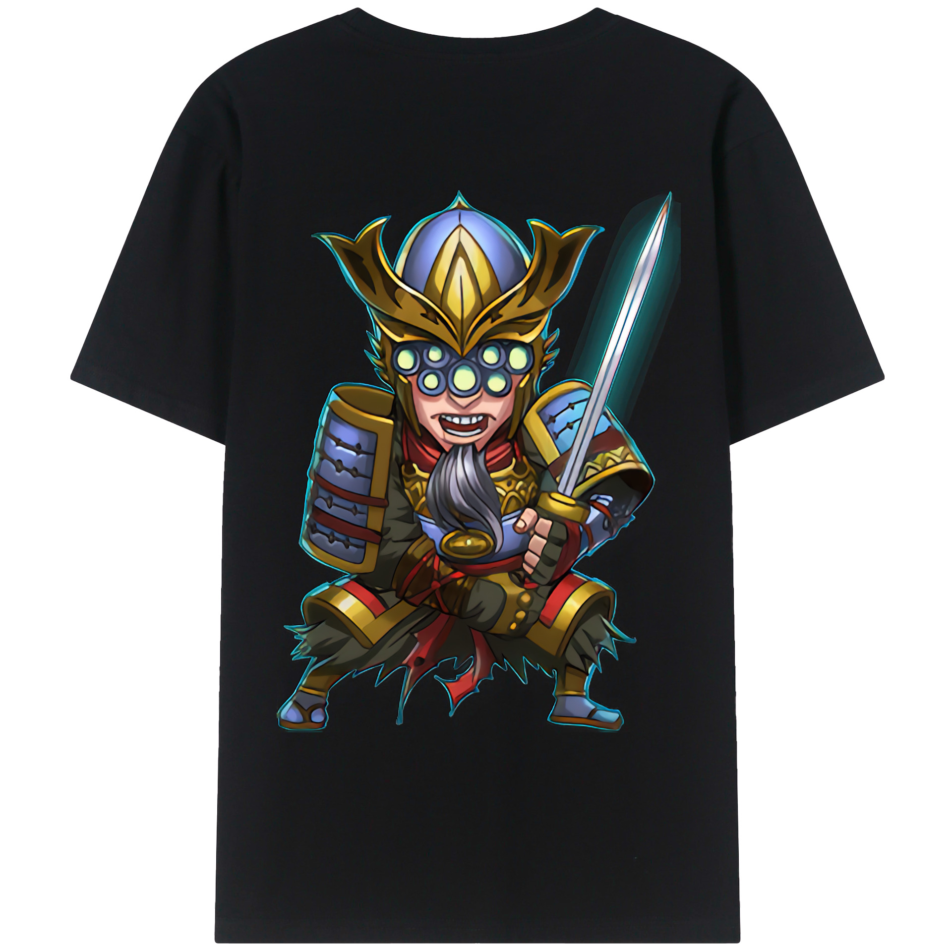 （画像用） リーグ・オブ・レジェンド League of Legends LOL 綿100％ メンズ半袖Tシャツ（バックプリント） 通気性