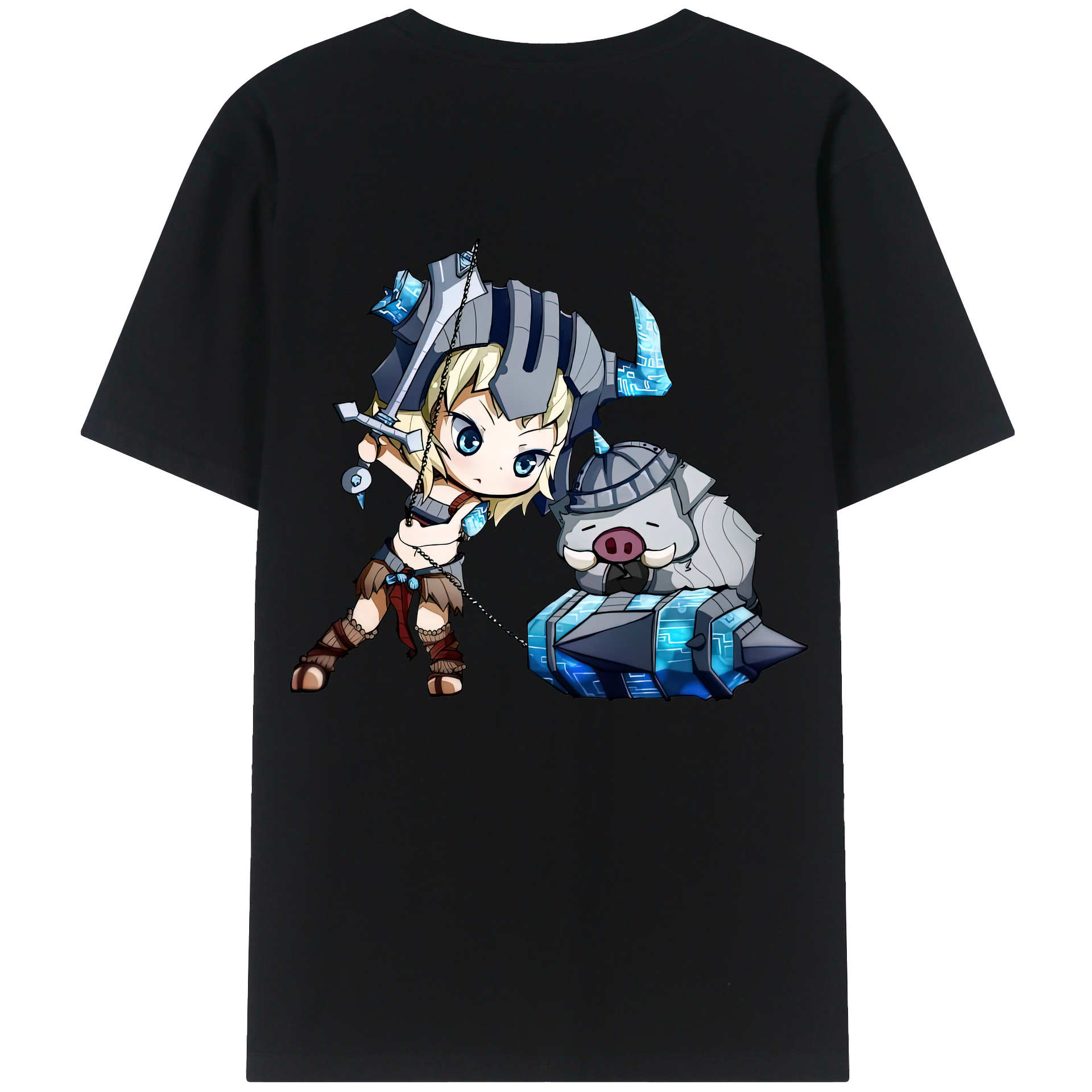 （画像用） リーグ・オブ・レジェンド League of Legends LOL 綿100％ メンズ半袖Tシャツ（バックプリント） 通気性