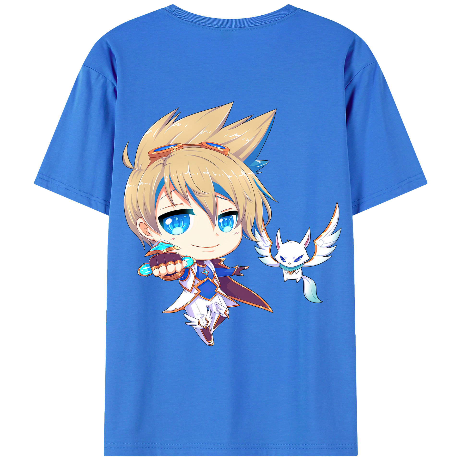 リーグ・オブ・レジェンド League of Legends LOL 綿100％ メンズ半袖Tシャツ（バックプリント） 通気性