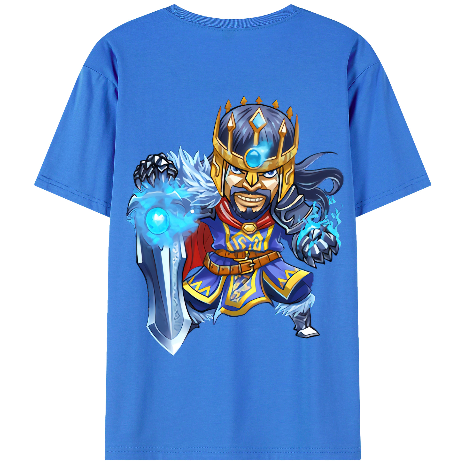 （画像用） リーグ・オブ・レジェンド League of Legends LOL 綿100％ メンズ半袖Tシャツ（バックプリント） 通気性