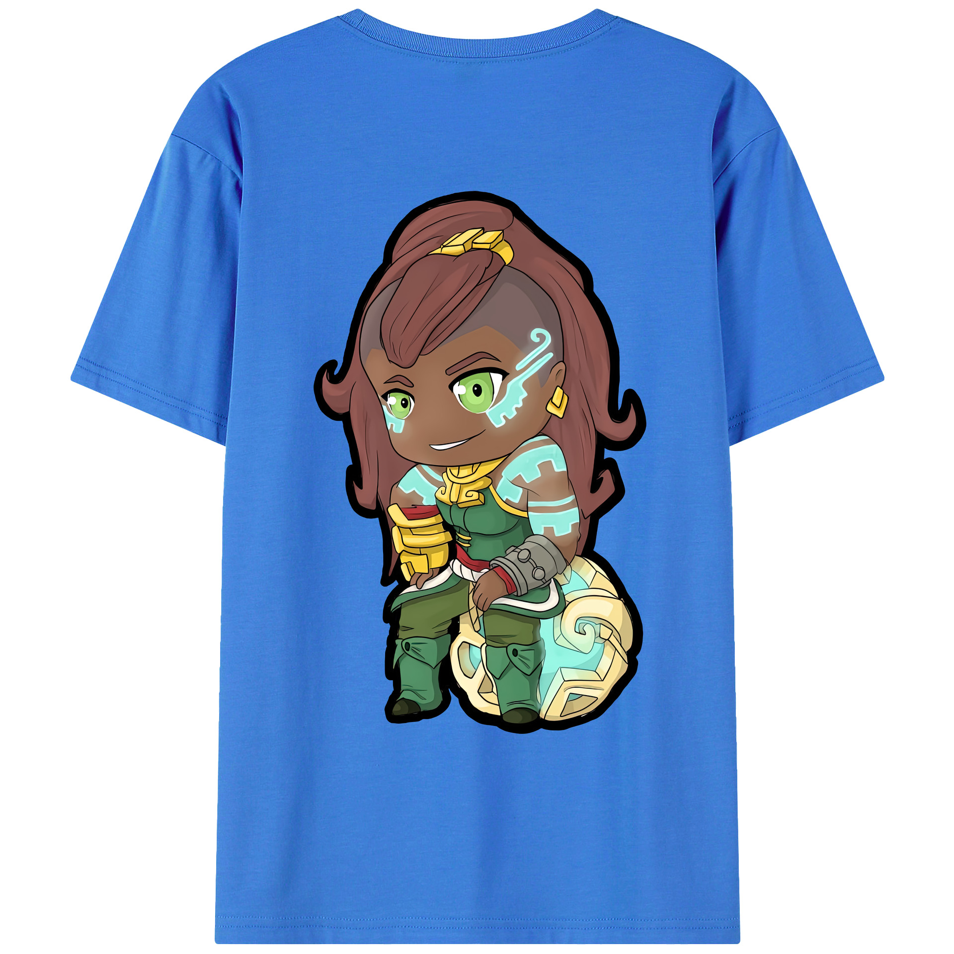 （画像用） リーグ・オブ・レジェンド League of Legends LOL 綿100％ メンズ半袖Tシャツ（バックプリント） 通気性