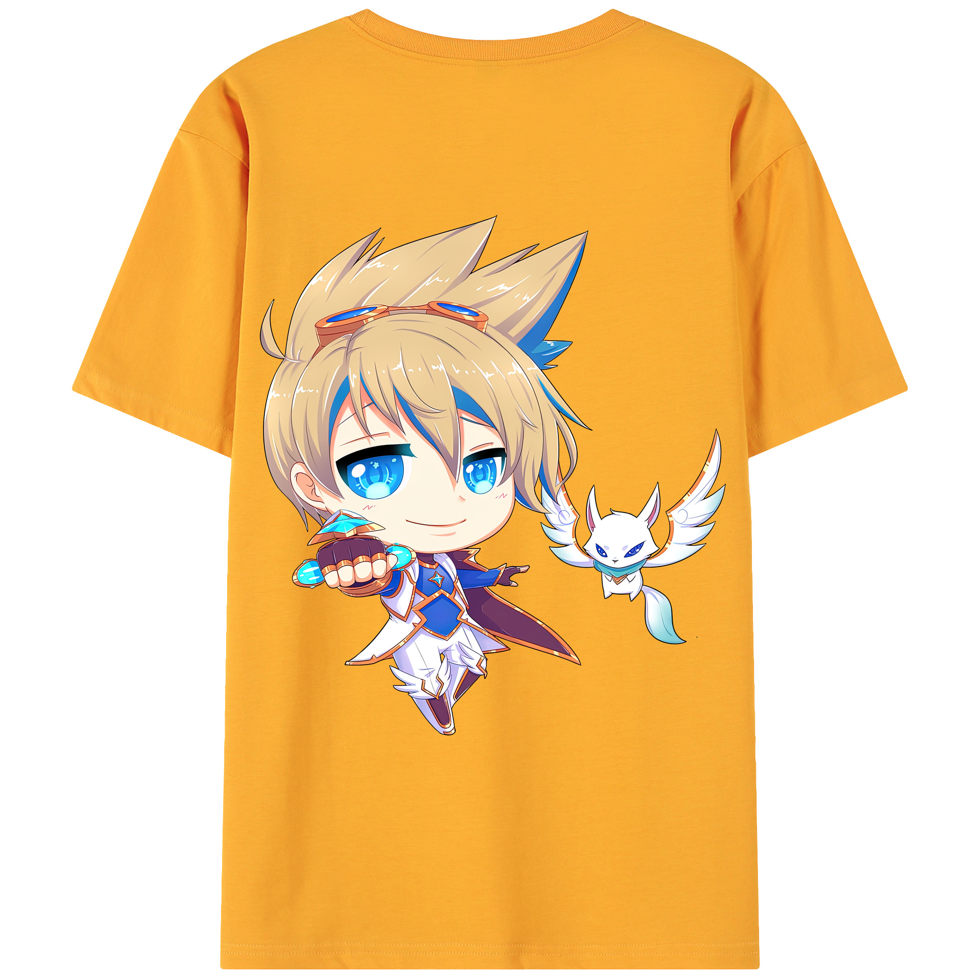 リーグ・オブ・レジェンド League of Legends LOL 綿100％ メンズ半袖Tシャツ（バックプリント） 通気性