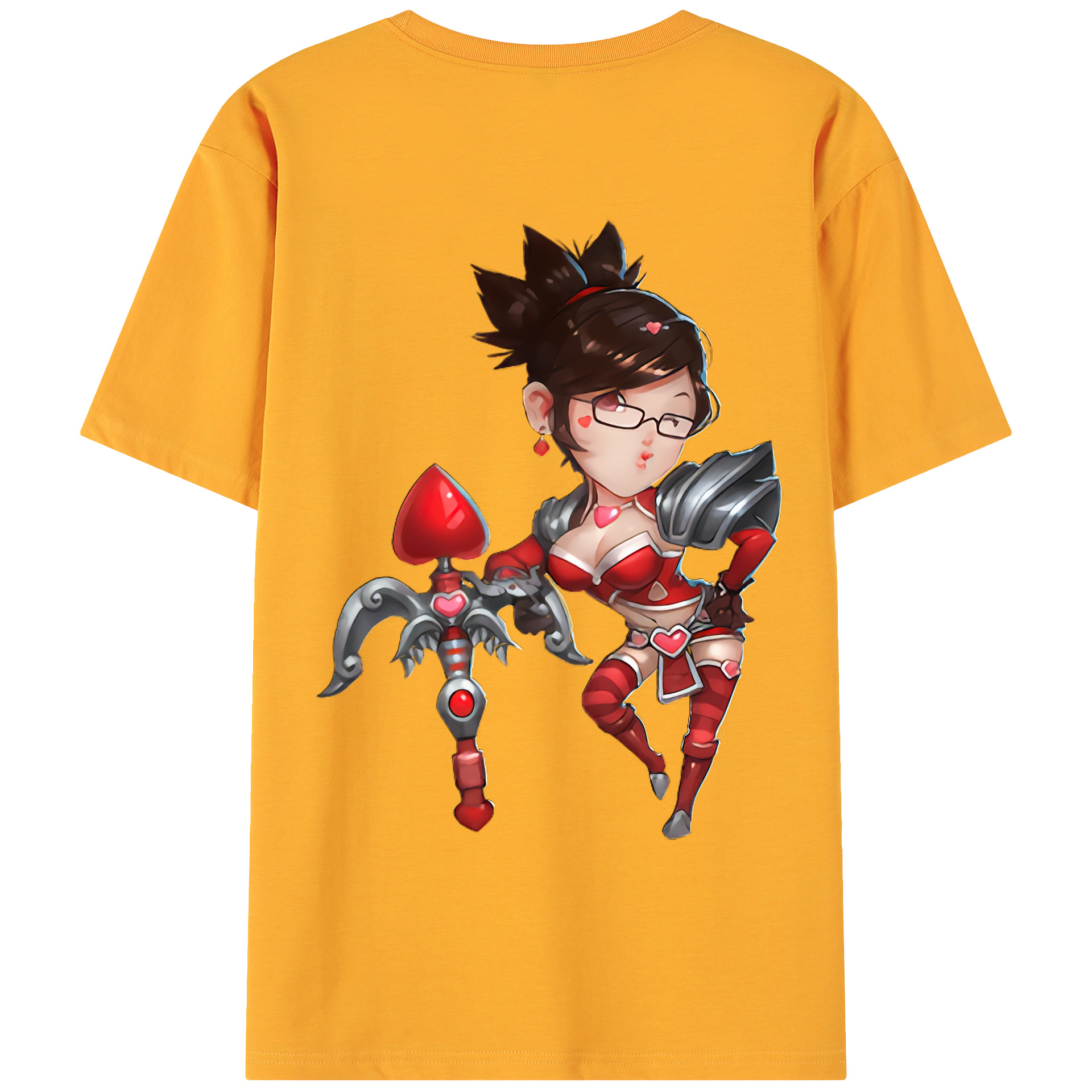 （画像用） リーグ・オブ・レジェンド League of Legends LOL 綿100％ メンズ半袖Tシャツ（バックプリント） 通気性