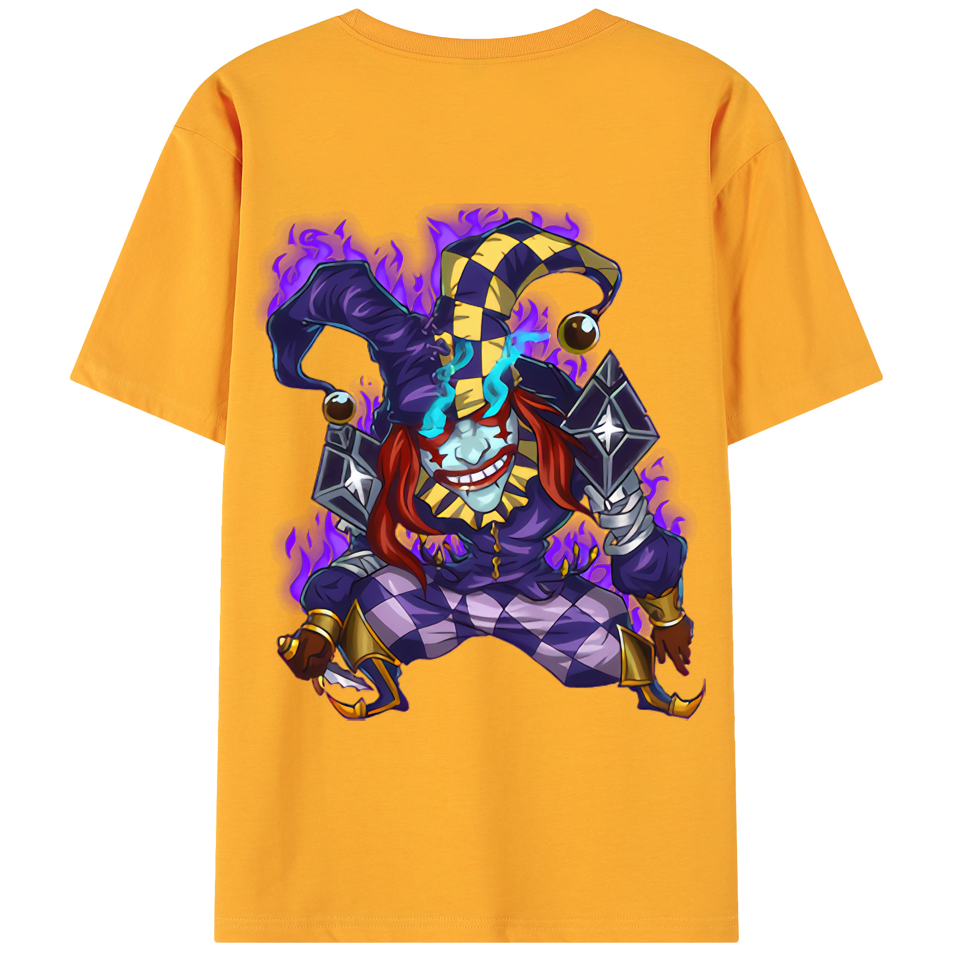 （画像用） リーグ・オブ・レジェンド League of Legends LOL 綿100％ メンズ半袖Tシャツ（バックプリント） 通気性