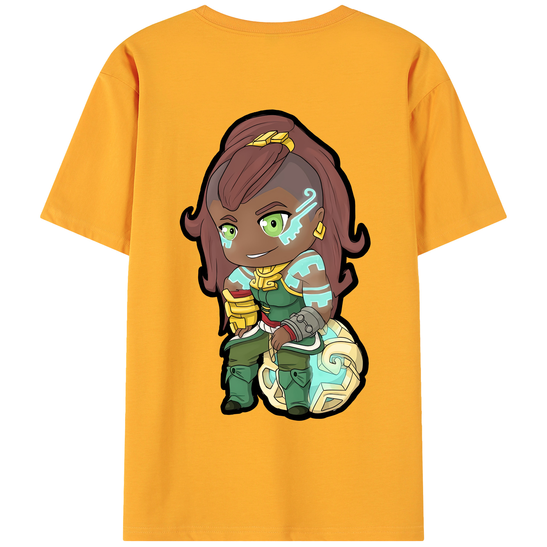 （画像用） リーグ・オブ・レジェンド League of Legends LOL 綿100％ メンズ半袖Tシャツ（バックプリント） 通気性