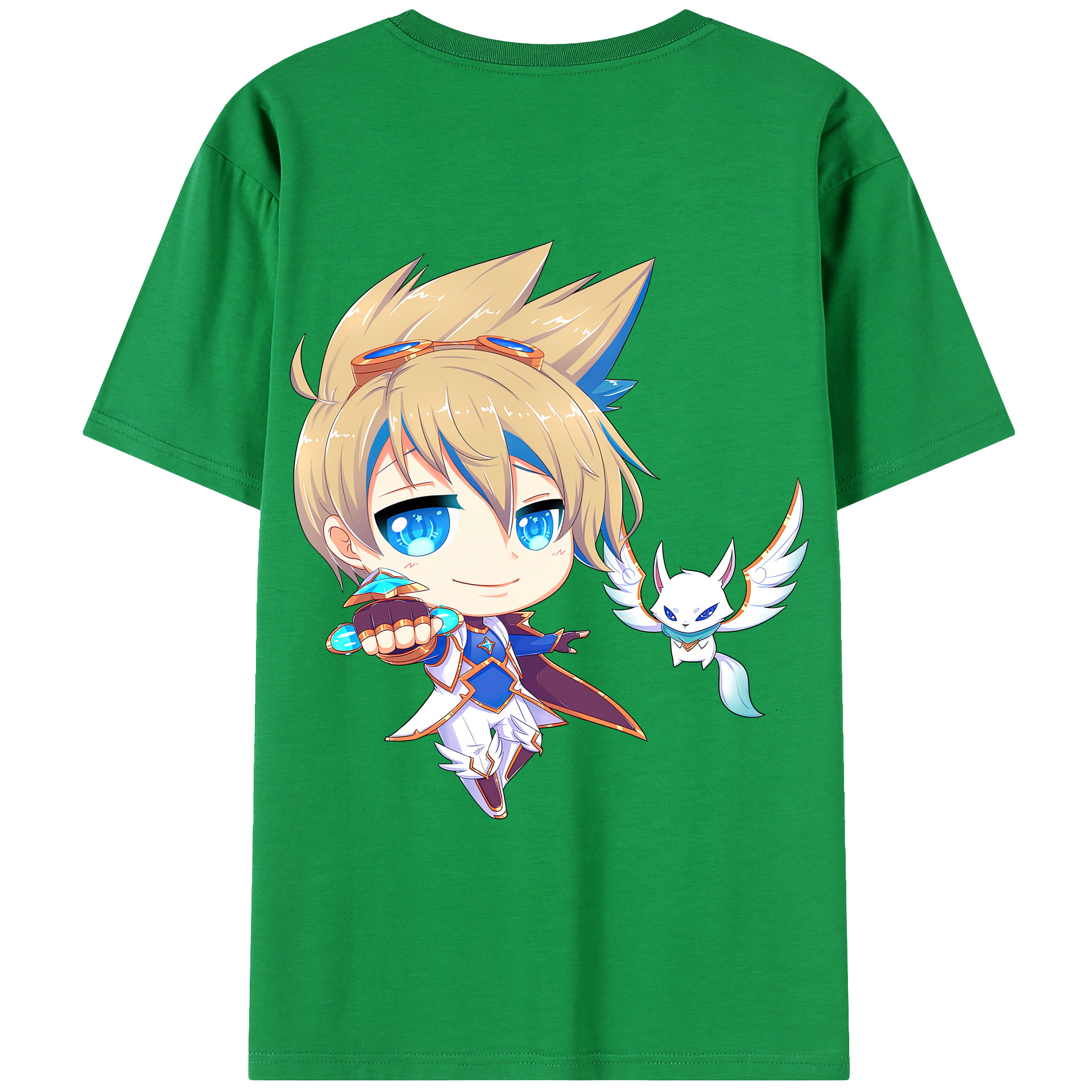 リーグ・オブ・レジェンド League of Legends LOL 綿100％ メンズ半袖Tシャツ（バックプリント） 通気性
