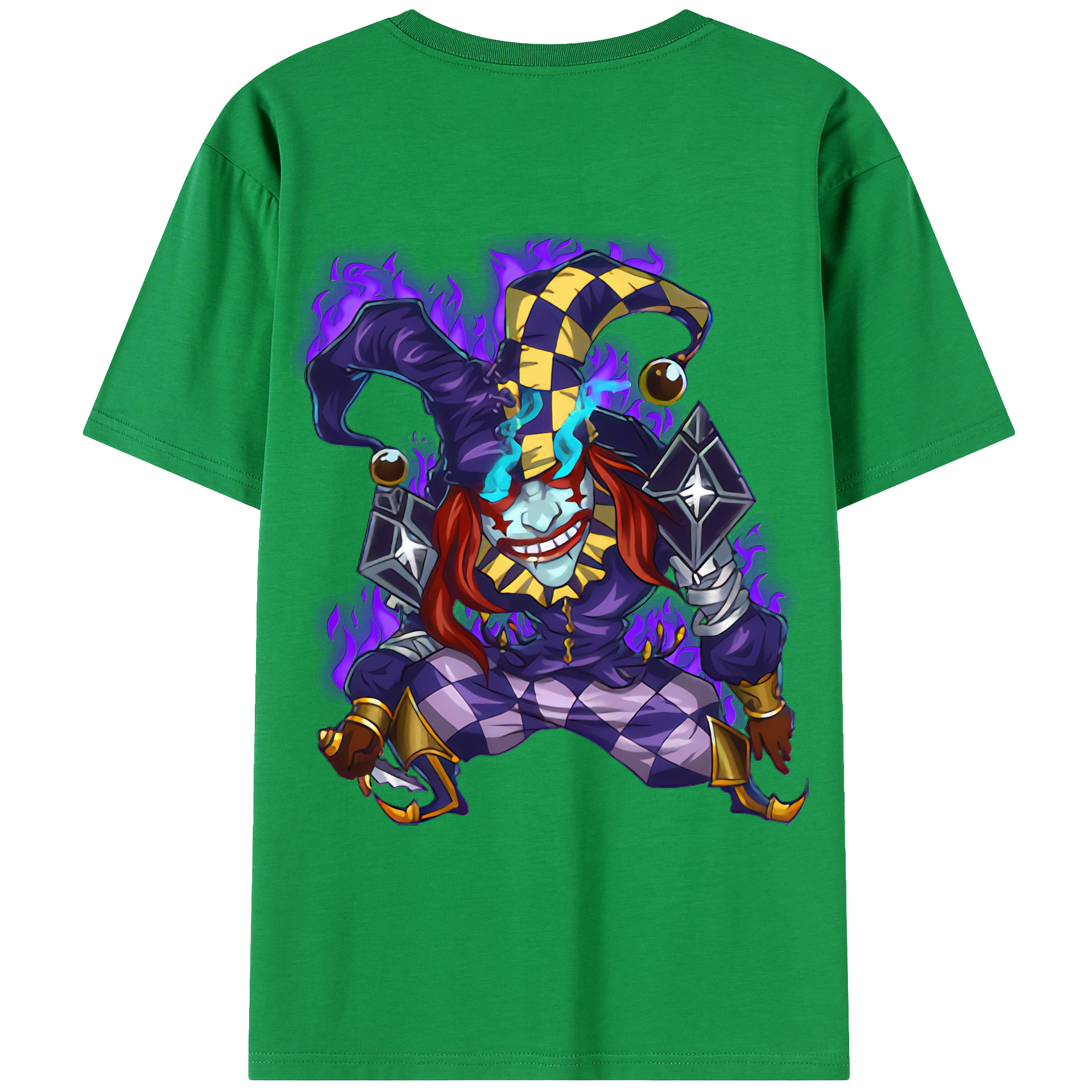 （画像用） リーグ・オブ・レジェンド League of Legends LOL 綿100％ メンズ半袖Tシャツ（バックプリント） 通気性