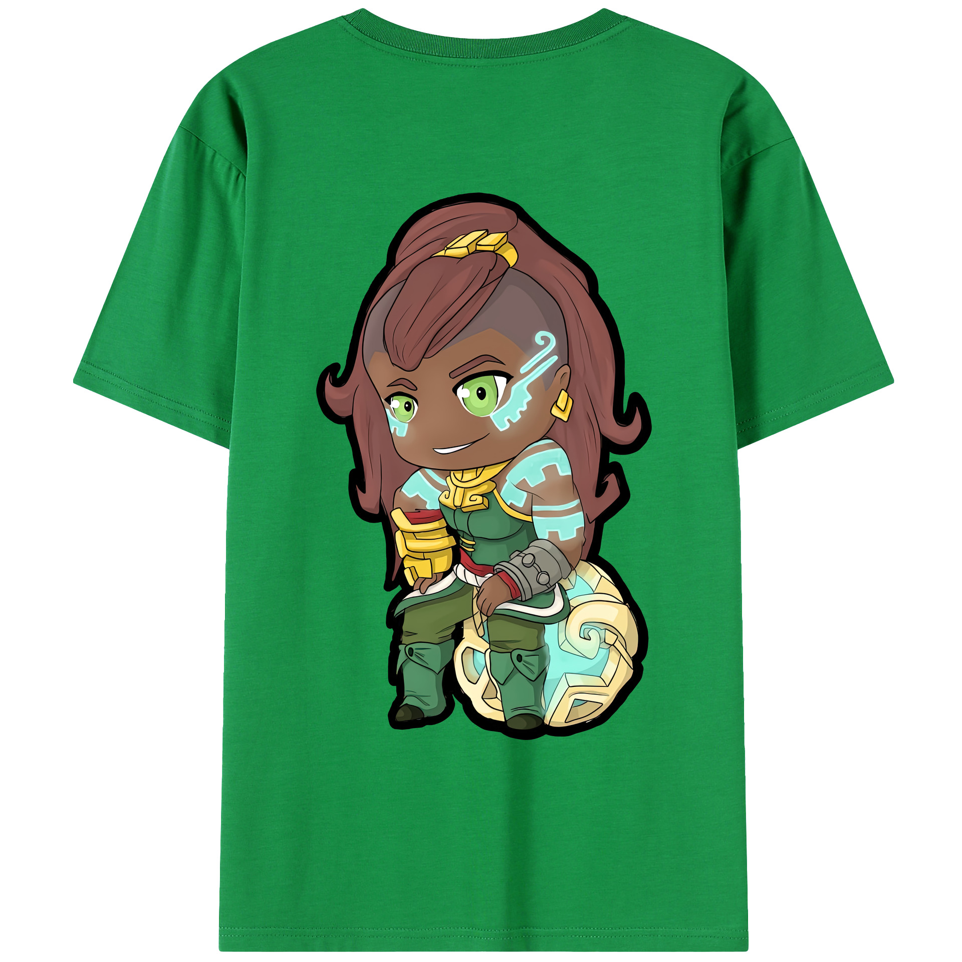 （画像用） リーグ・オブ・レジェンド League of Legends LOL 綿100％ メンズ半袖Tシャツ（バックプリント） 通気性