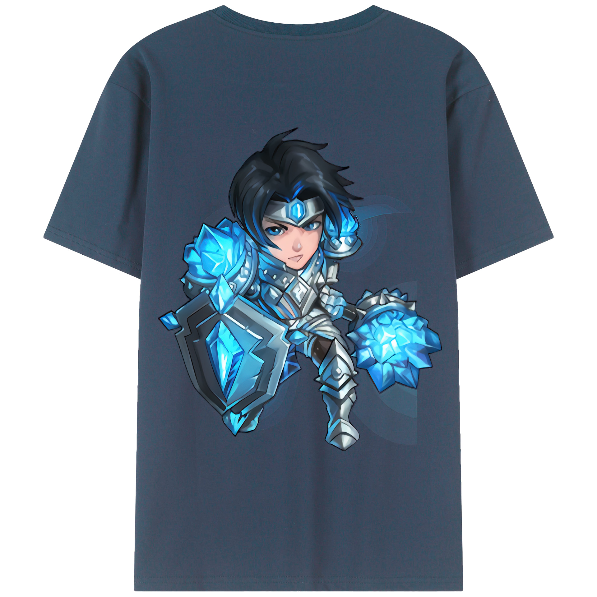 （画像用） リーグ・オブ・レジェンド League of Legends LOL 綿100％ メンズ半袖Tシャツ（バックプリント） 通気性