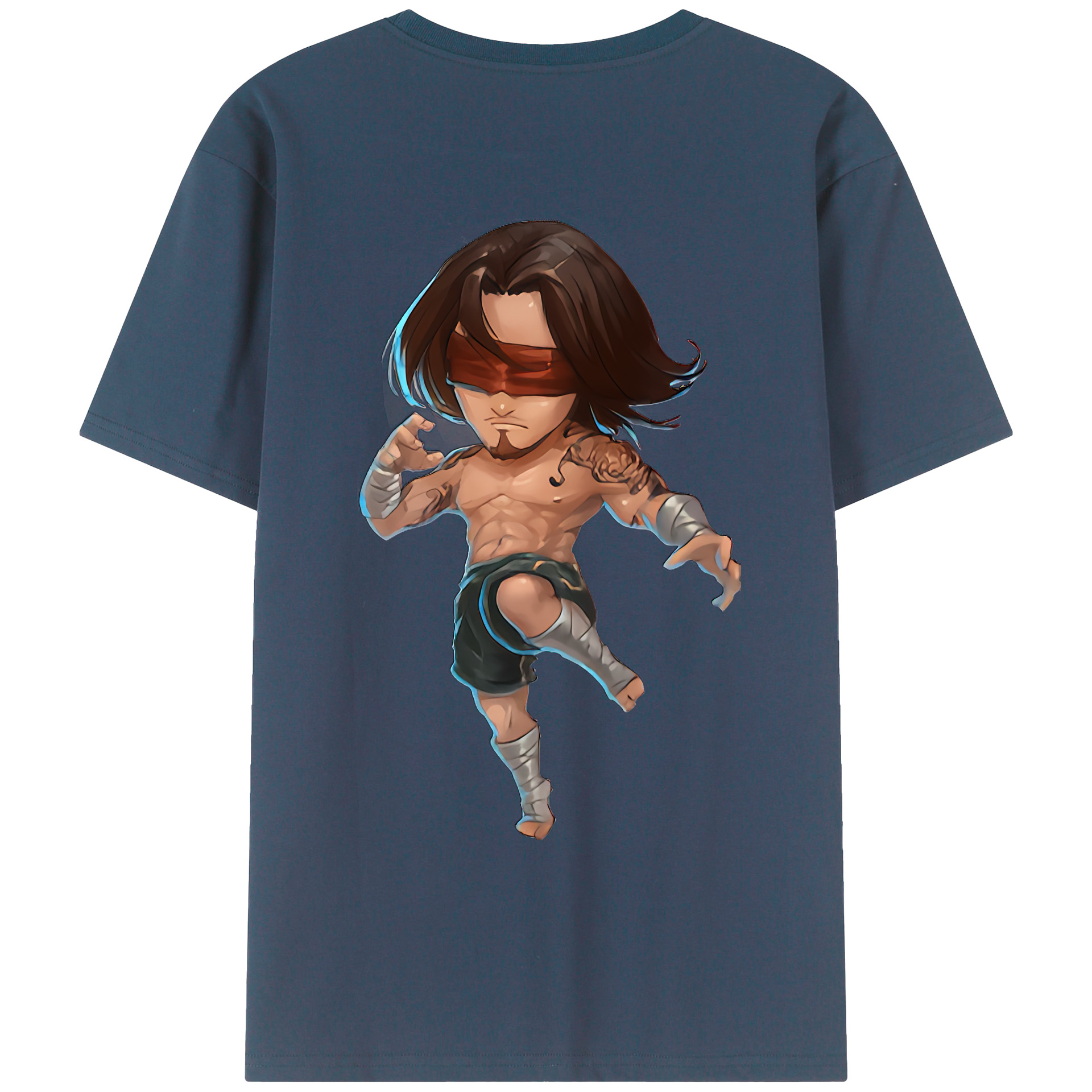 （画像用） リーグ・オブ・レジェンド League of Legends LOL 綿100％ メンズ半袖Tシャツ（バックプリント） 通気性