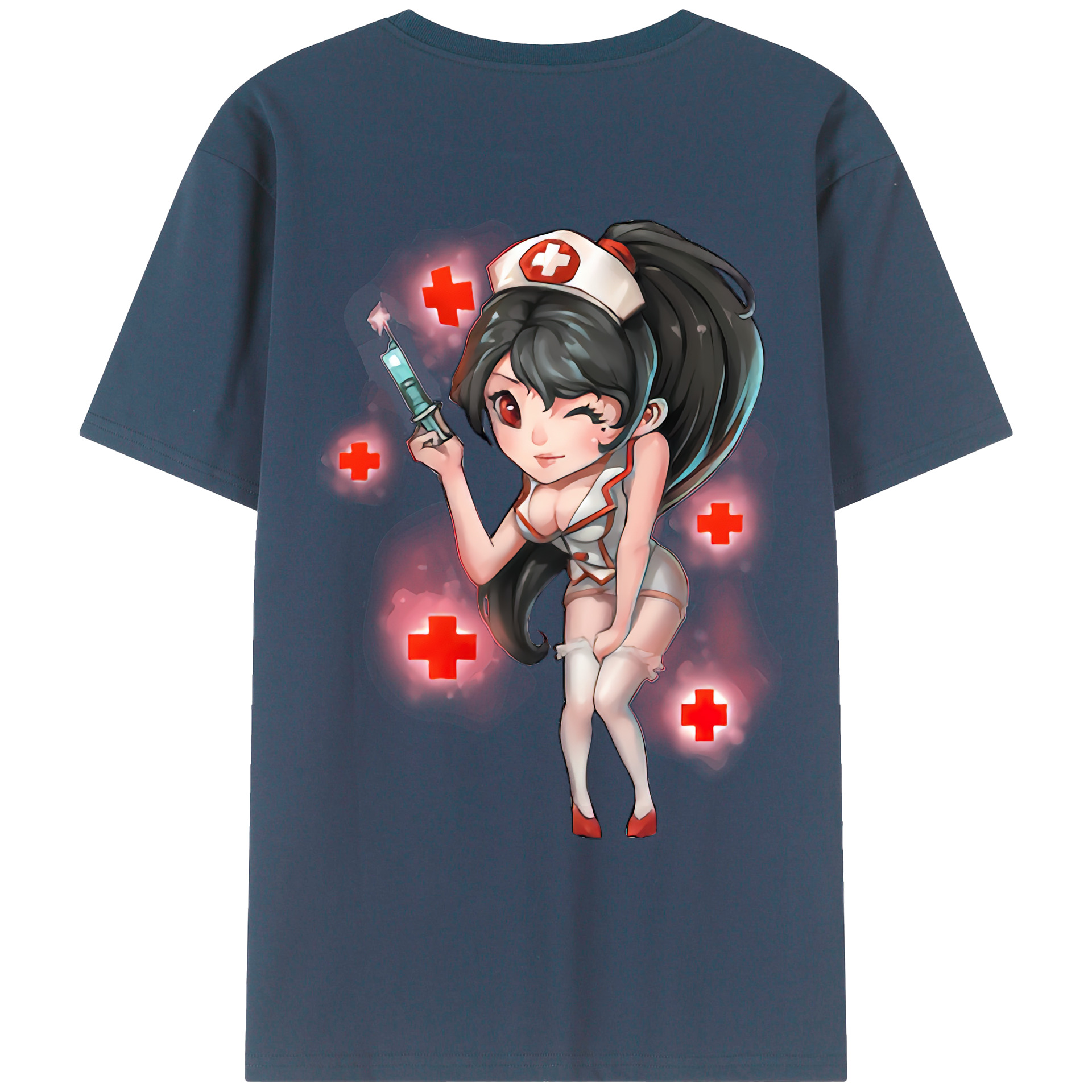 （画像用） リーグ・オブ・レジェンド League of Legends LOL 綿100％ メンズ半袖Tシャツ（バックプリント） 通気性