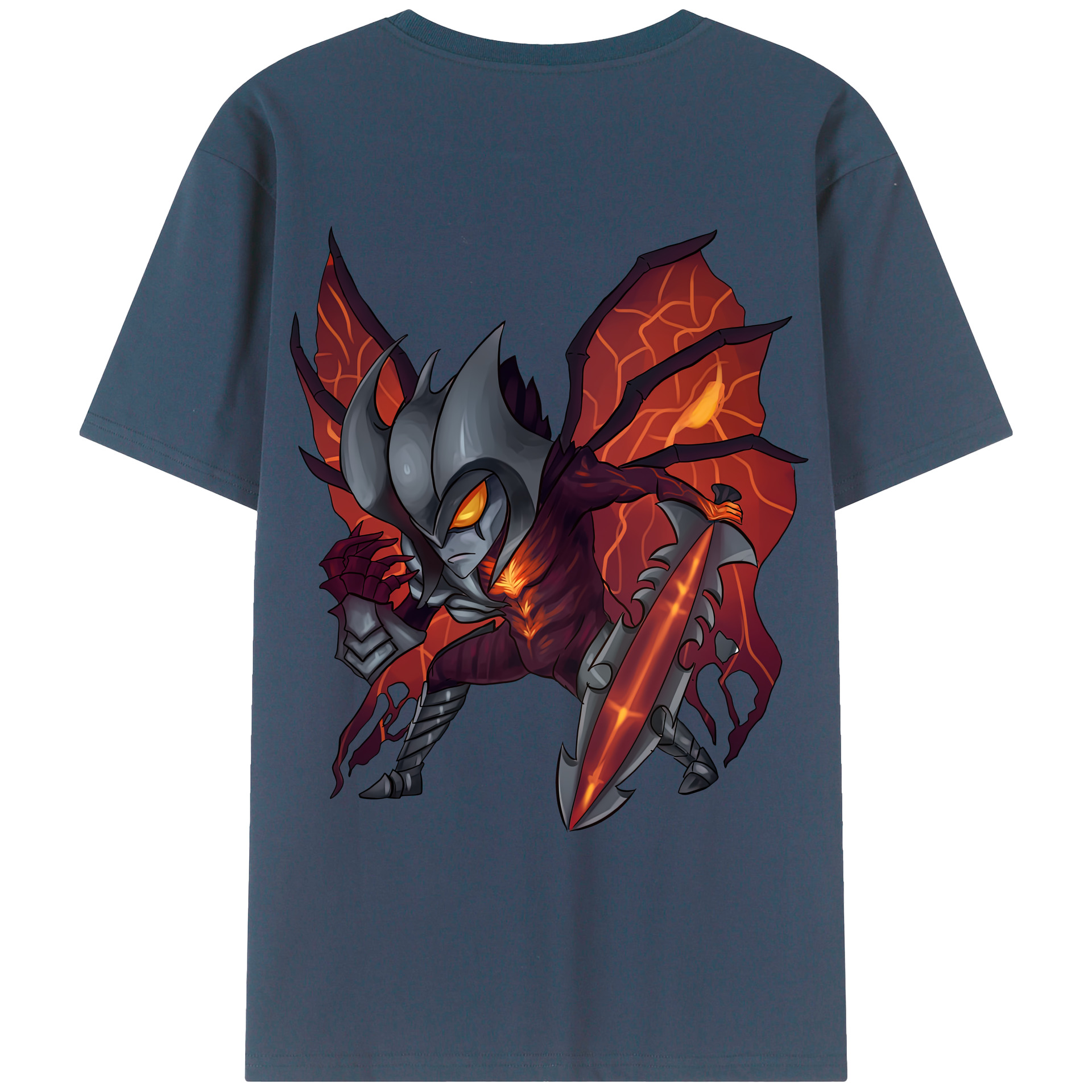（画像用） リーグ・オブ・レジェンド League of Legends LOL 綿100％ メンズ半袖Tシャツ（バックプリント） 通気性
