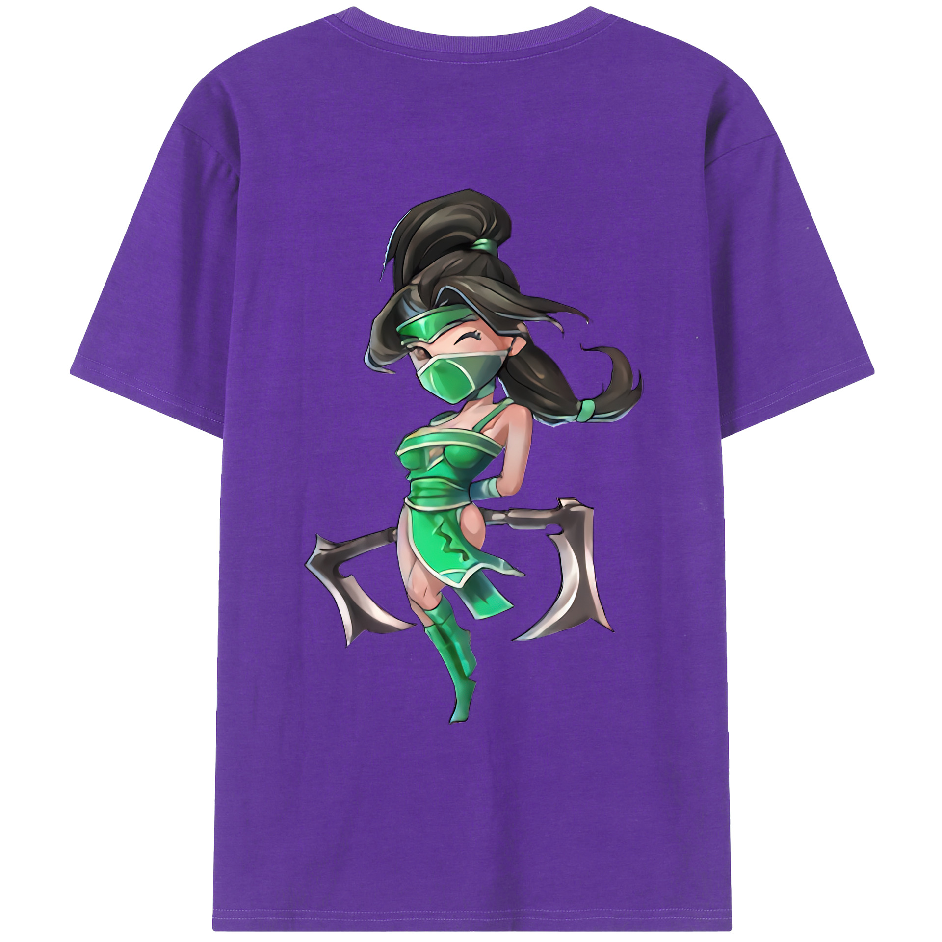 （画像用） リーグ・オブ・レジェンド League of Legends LOL 綿100％ メンズ半袖Tシャツ（バックプリント） 通気性