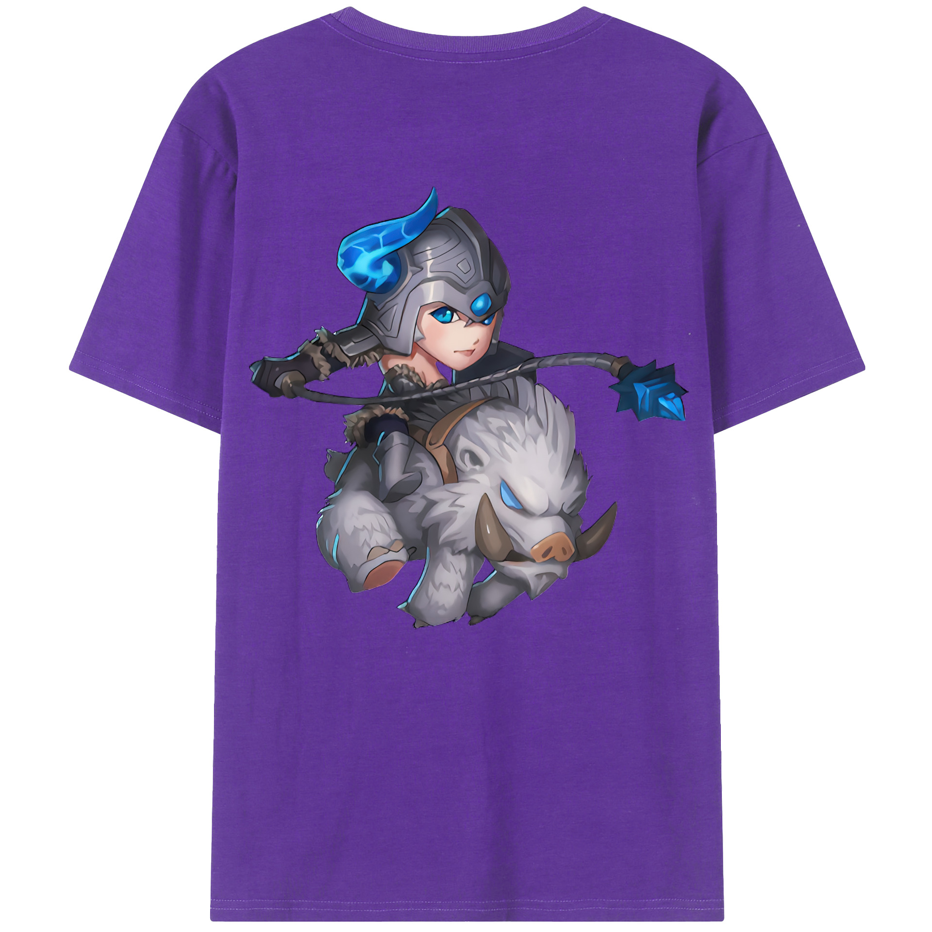 （画像用） リーグ・オブ・レジェンド League of Legends LOL 綿100％ メンズ半袖Tシャツ（バックプリント） 通気性