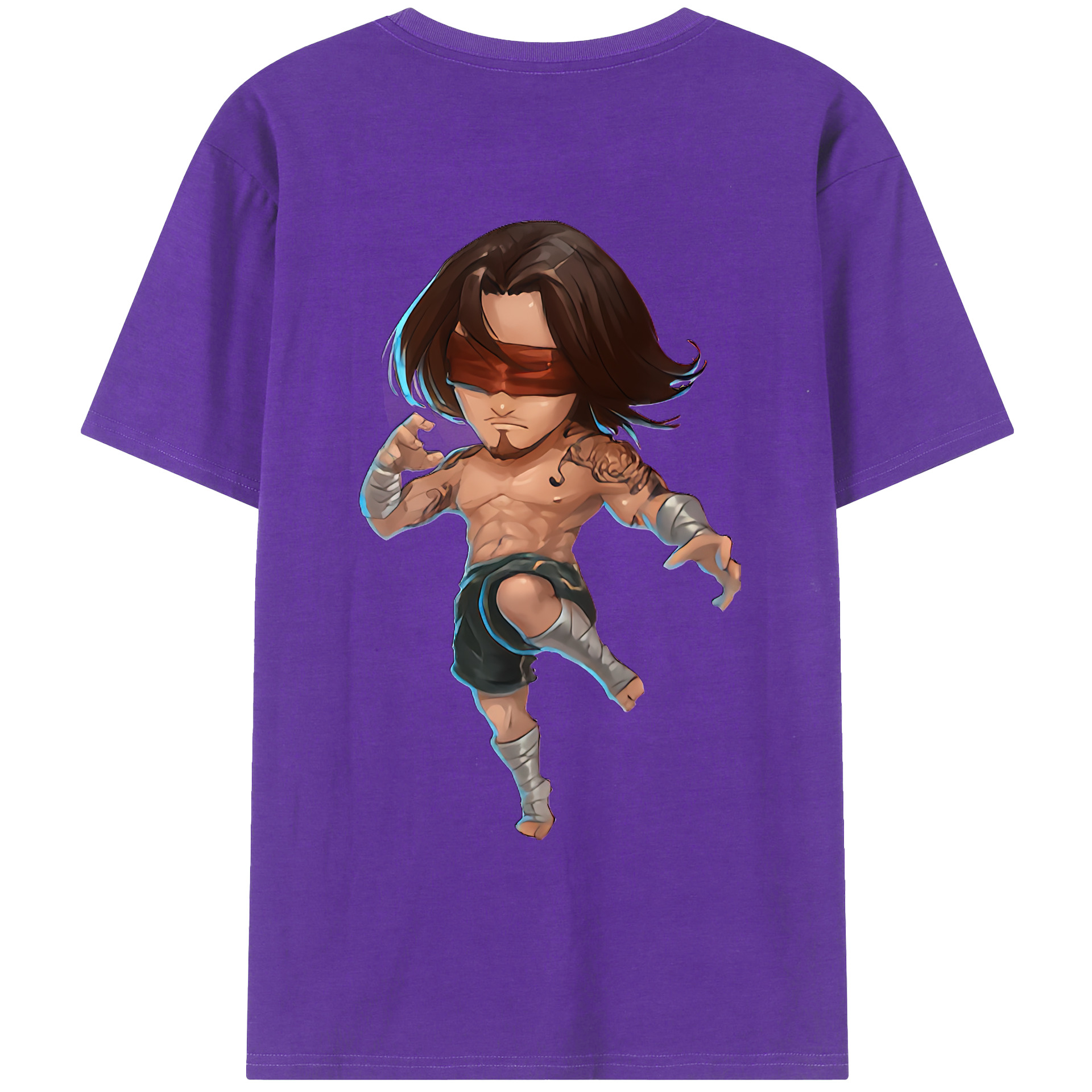 （画像用） リーグ・オブ・レジェンド League of Legends LOL 綿100％ メンズ半袖Tシャツ（バックプリント） 通気性