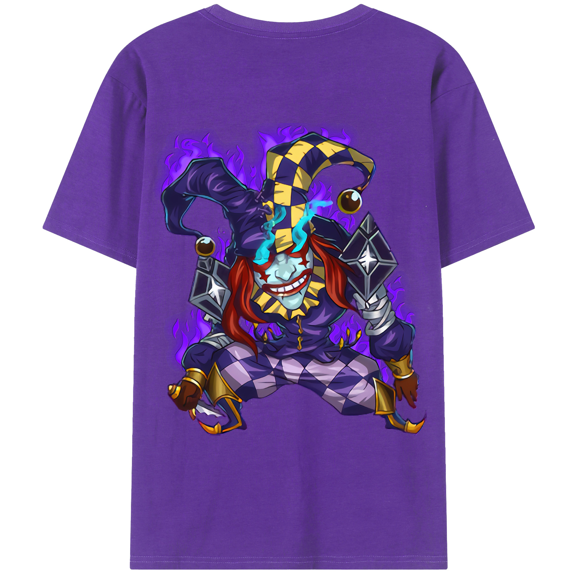 （画像用） リーグ・オブ・レジェンド League of Legends LOL 綿100％ メンズ半袖Tシャツ（バックプリント） 通気性